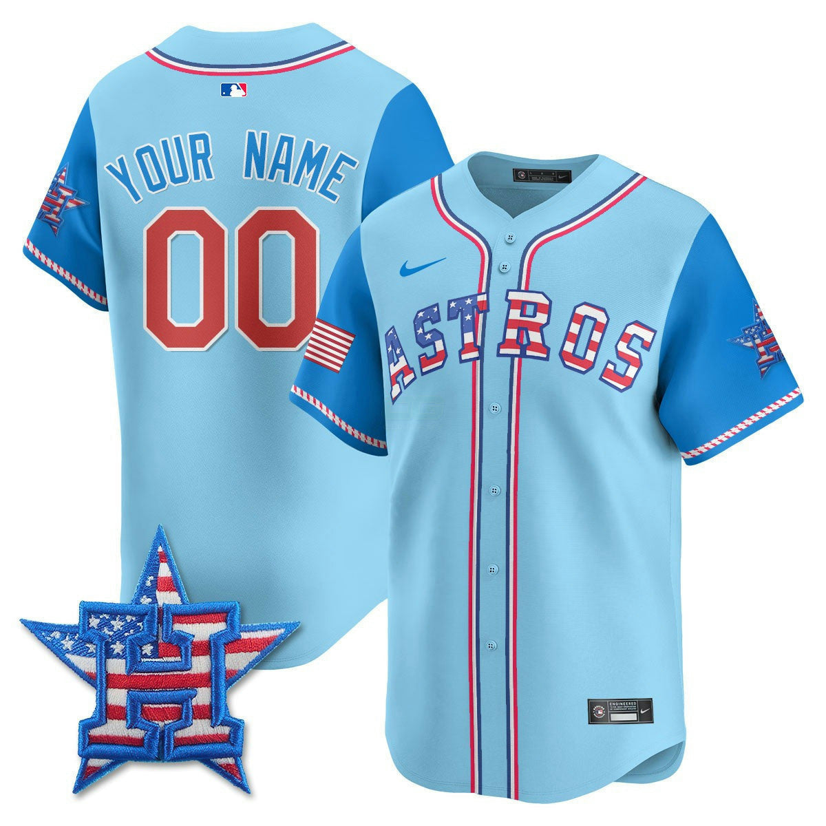 Camisa MLB Houston 2025 Fourth of July Vapor Premier Limited Jersey