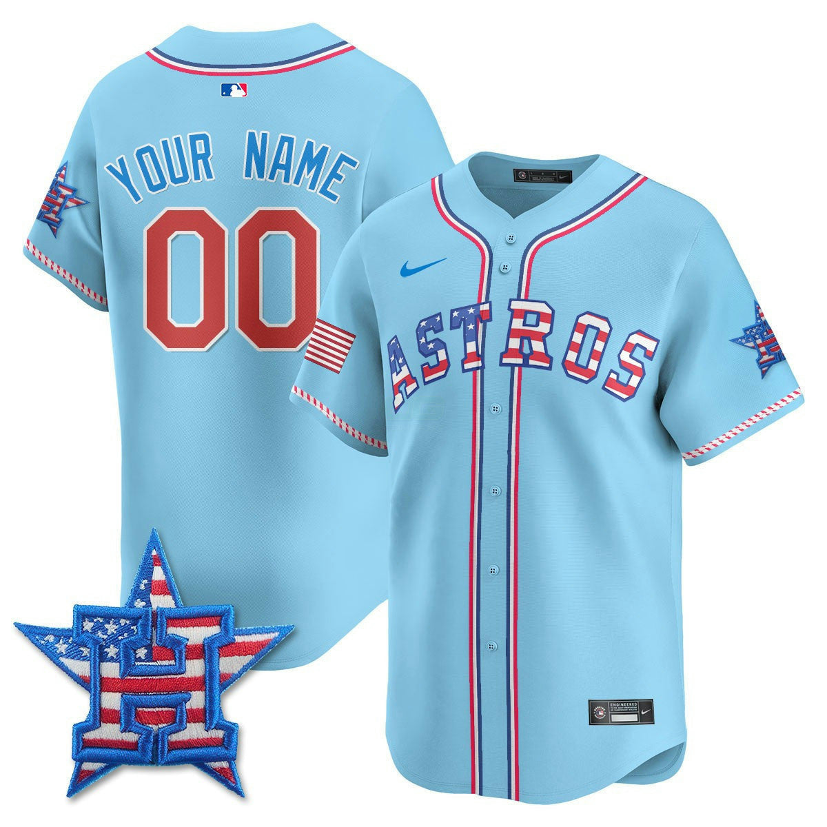 Camisa MLB Houston 2025 Fourth of July Vapor Premier Limited Jersey