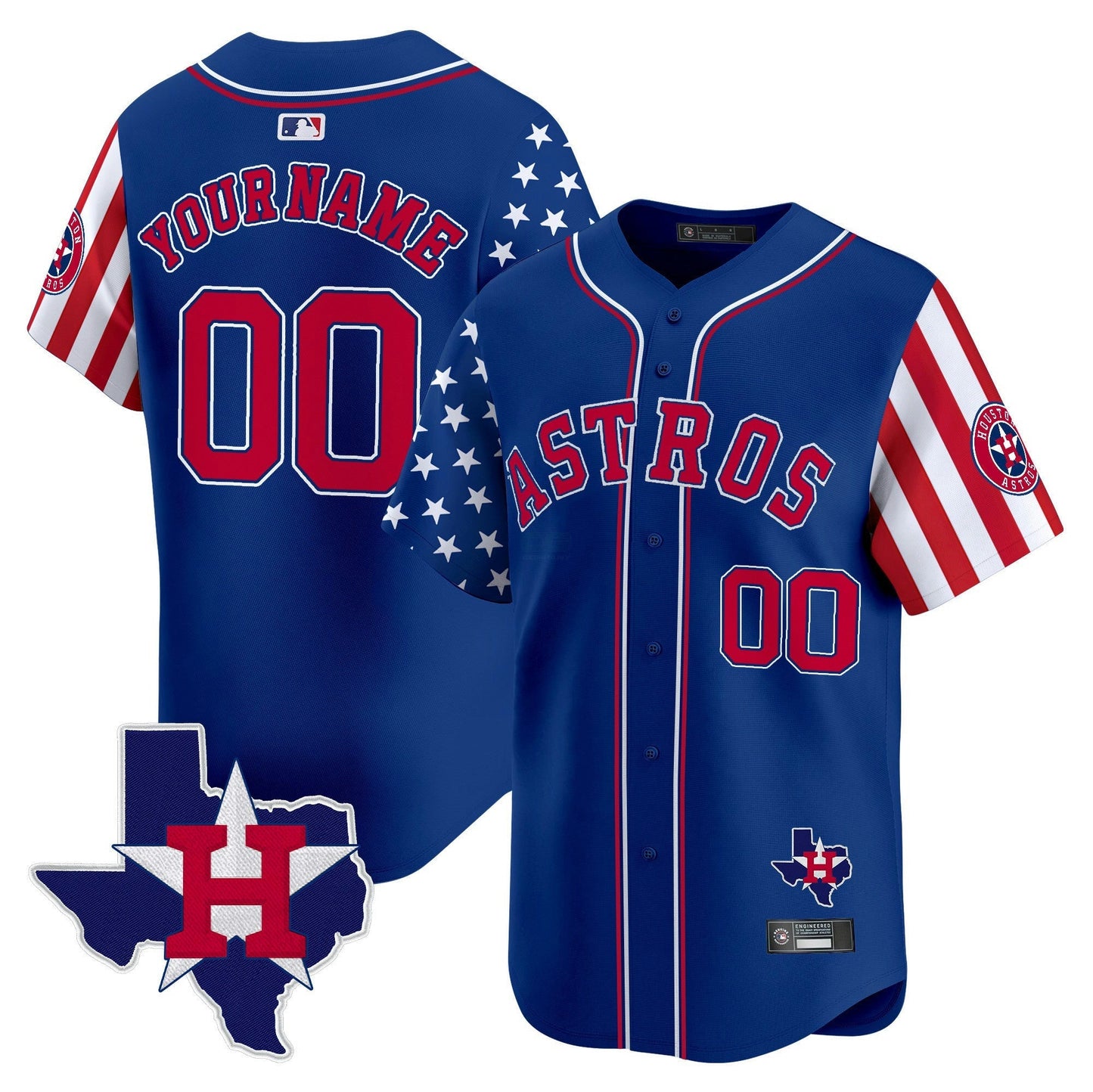 Camisa MLB Houston 2025 Independence Day Vapor Premier Limited Jersey