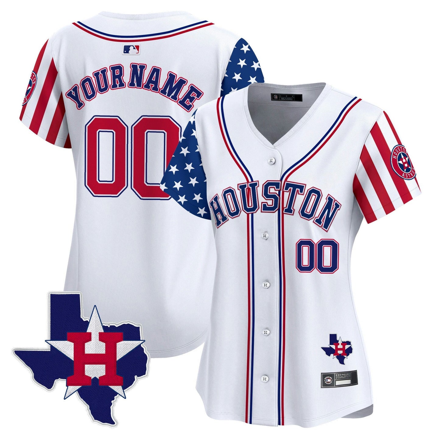 Camisa MLB Houston 2025 Independence Day Vapor Premier Limited Jersey V2