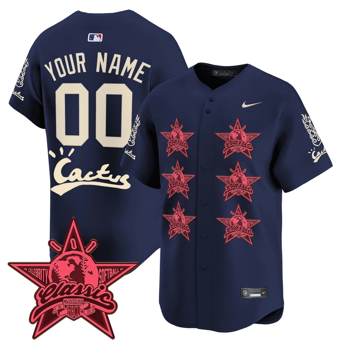 Camisa MLB Houston Cactus Jack 2025 Vapor Premier Limited Jersey V2