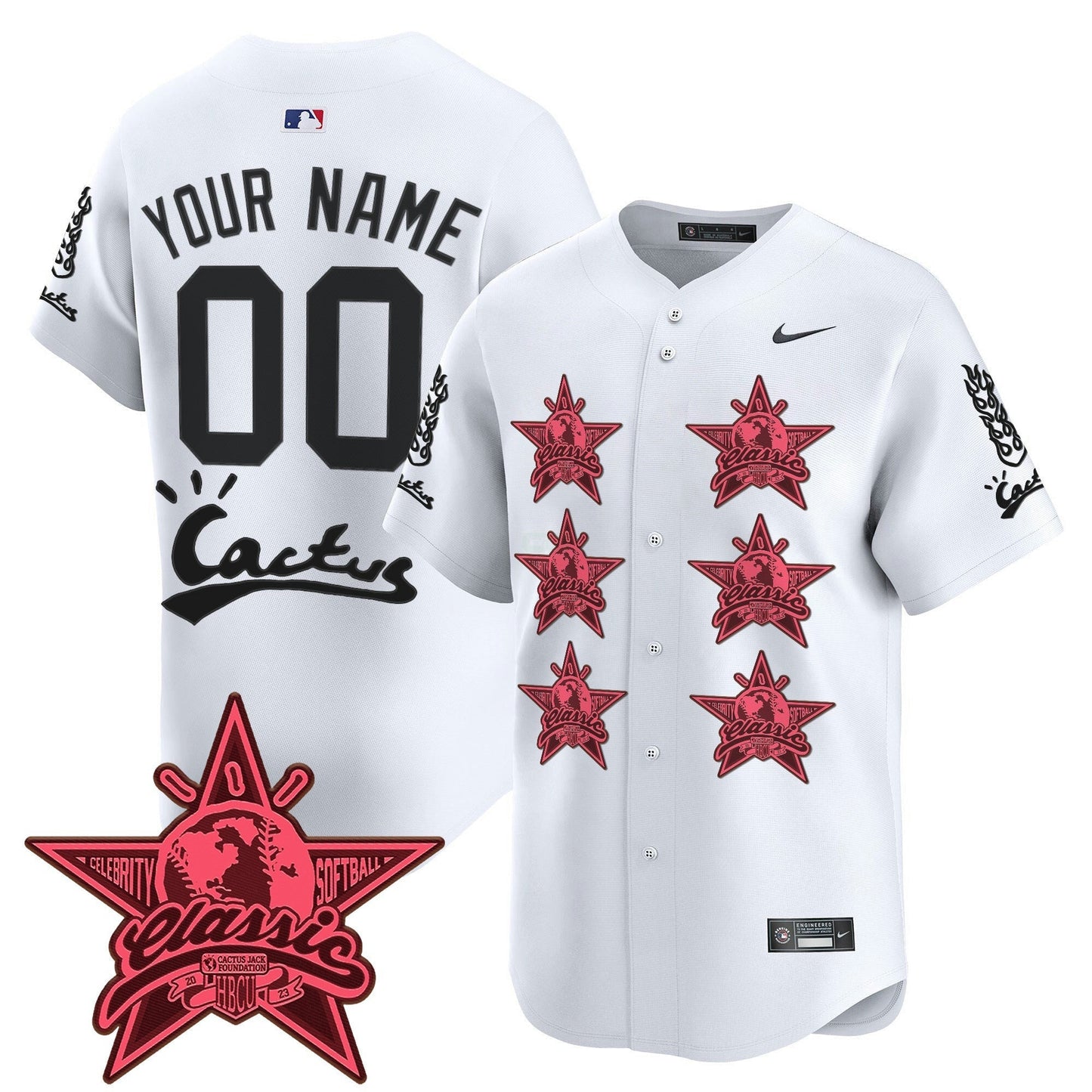 Camisa MLB Houston Cactus Jack 2025 Vapor Premier Limited Jersey V2