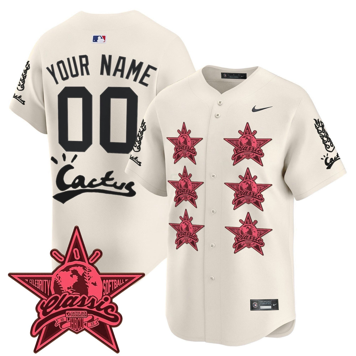 Camisa MLB Houston Cactus Jack 2025 Vapor Premier Limited Jersey V2