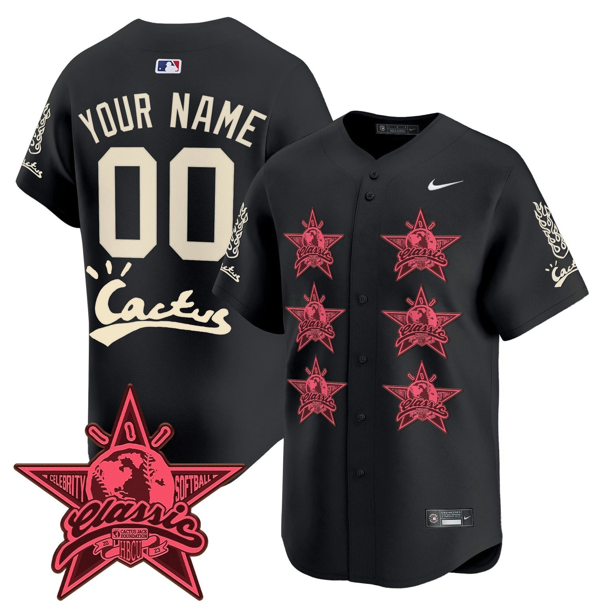 Camisa MLB Houston Cactus Jack 2025 Vapor Premier Limited Jersey V2