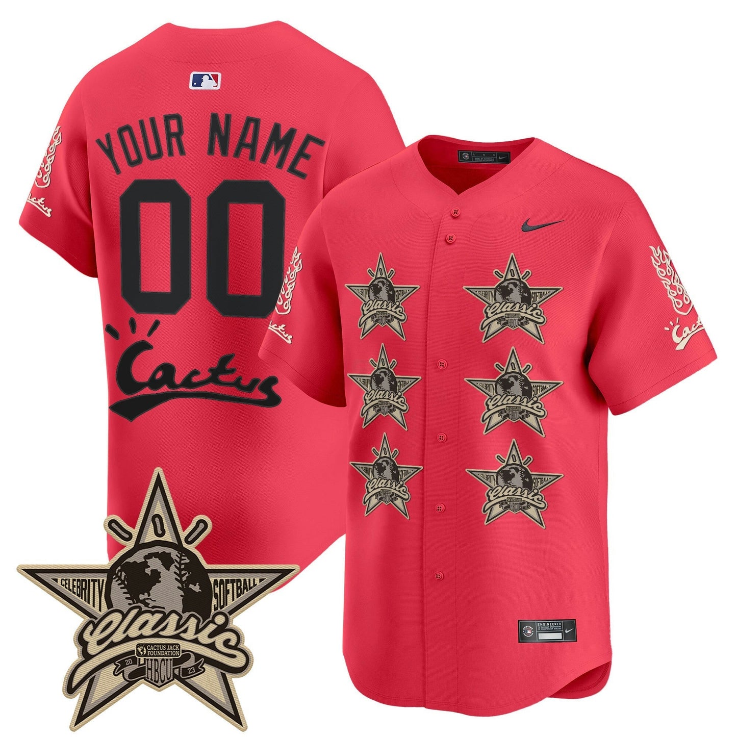 Camisa MLB Houston Cactus Jack 2025 Vapor Premier Limited Jersey V2