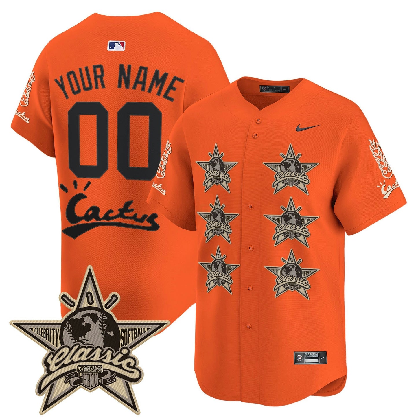 Camisa MLB Houston Cactus Jack 2025 Vapor Premier Limited Jersey V2