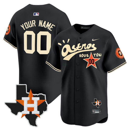 Camisa MLB Houston Cactus Jack Style Vapor Premier Limited Jersey – Stitched