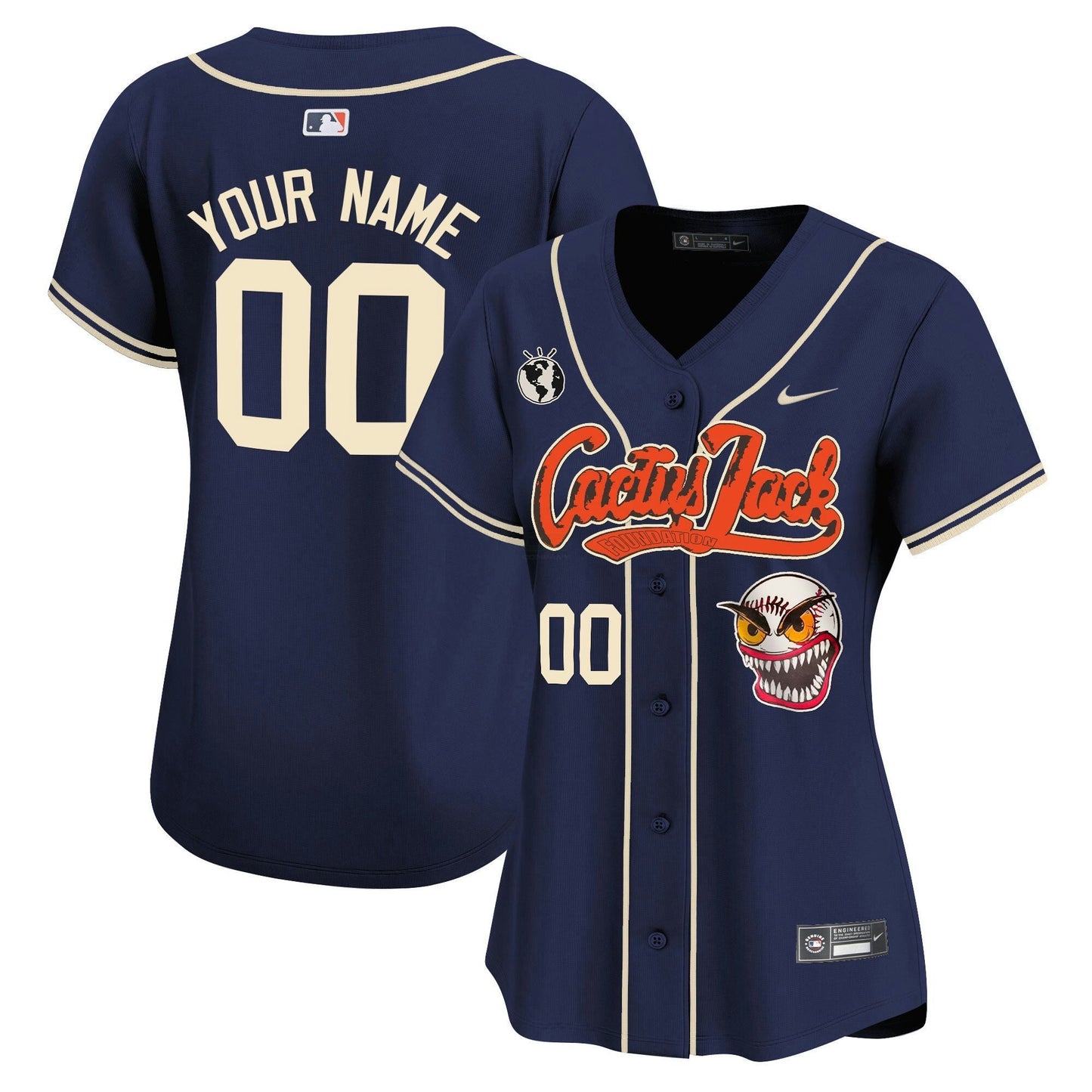 Camisa MLB Houston Cactus Jack Vapor Premier Limited Jersey – Stitched