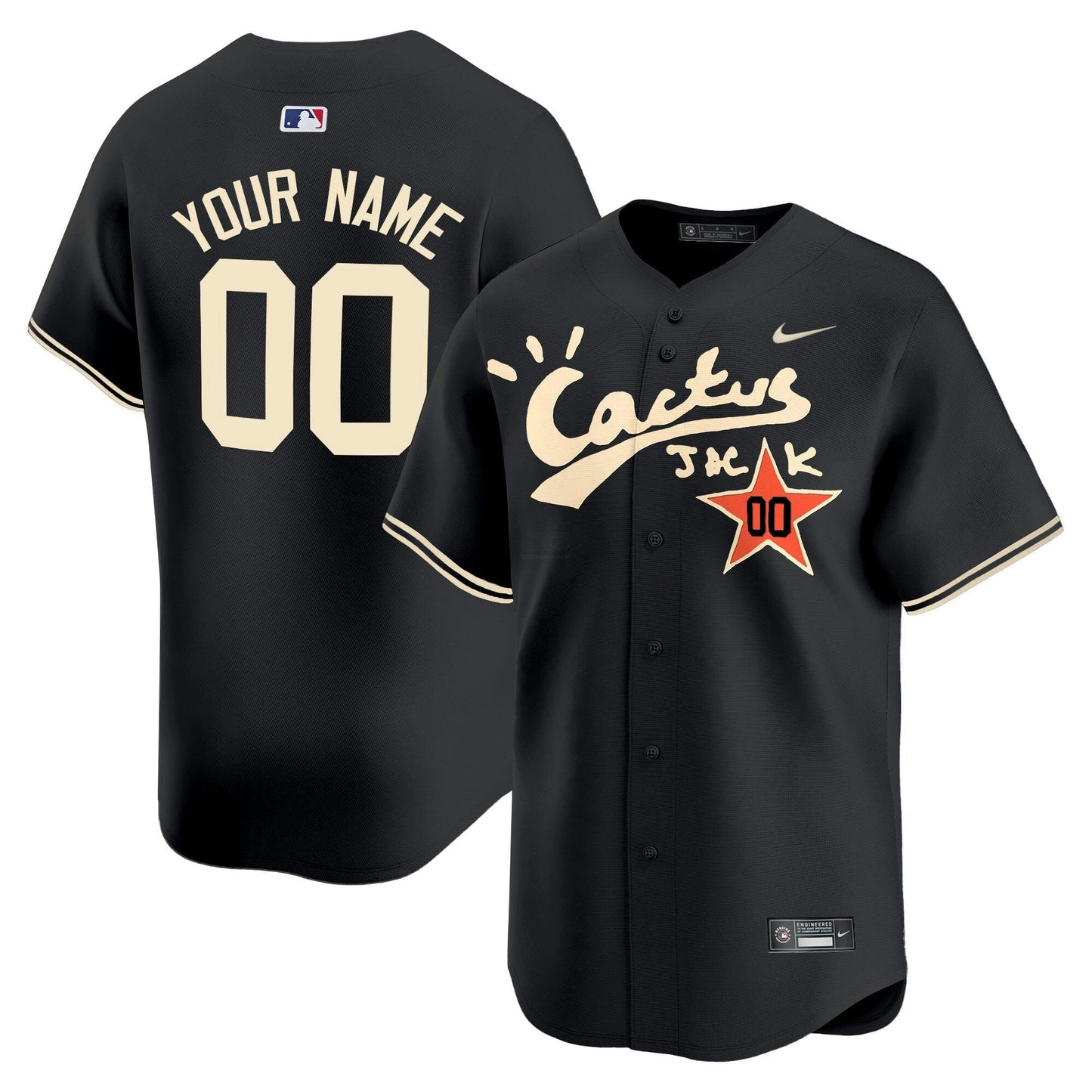 Camisa MLB Houston Cactus Jack Vapor Premier Limited Jersey V2 – Stitched