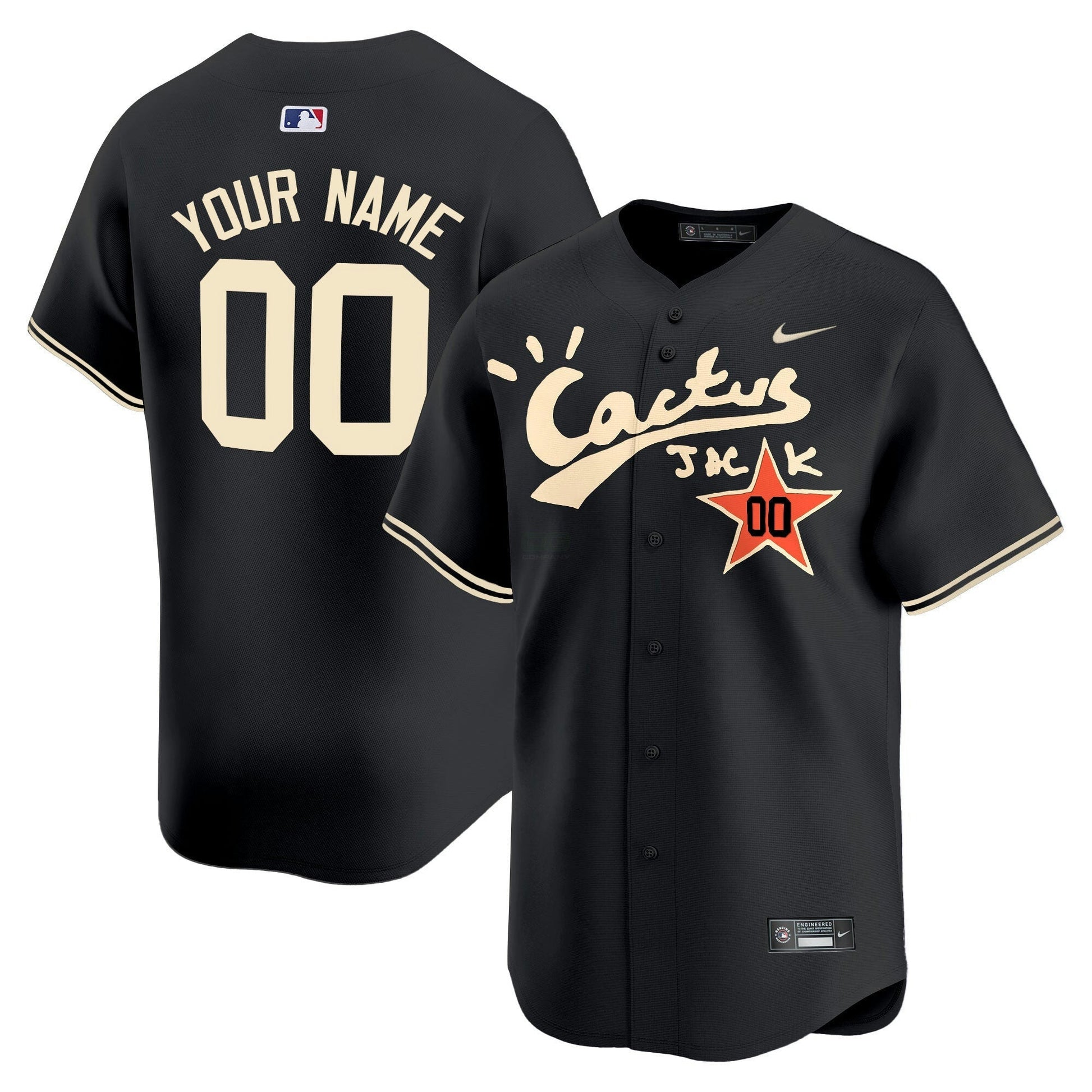 Camisa MLB Houston Cactus Jack Vapor Premier Limited Jersey V2 – Stitched