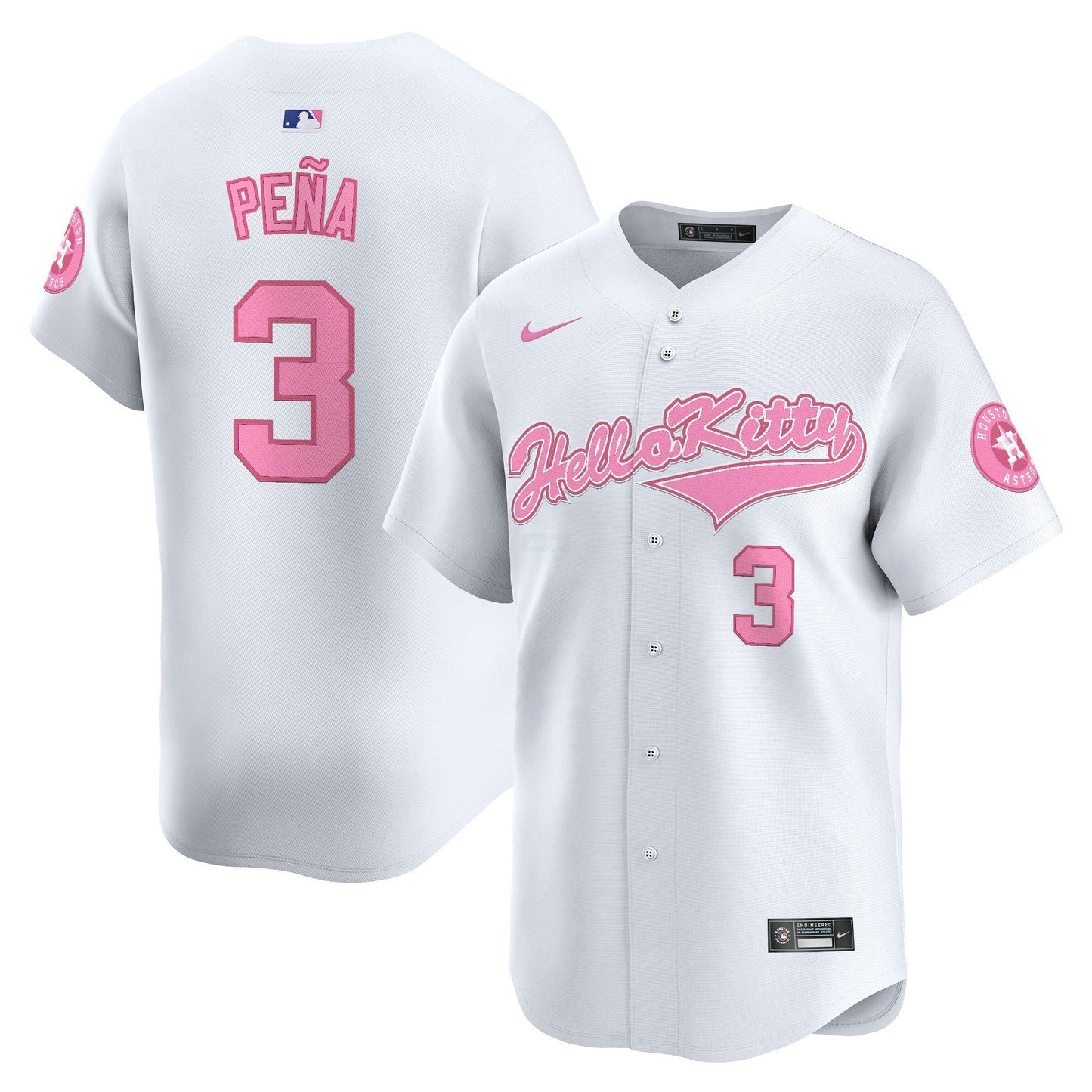 Camisa MLB Houston Flex Base Fan Made Jersey