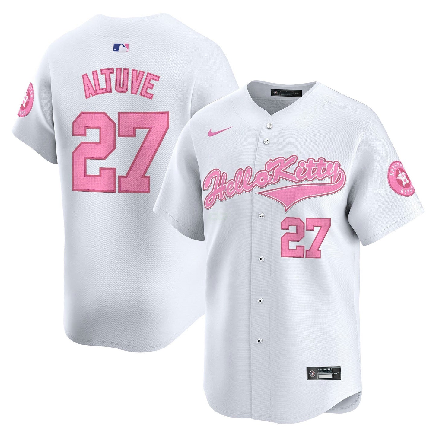 Camisa MLB Houston Flex Base Fan Made Jersey