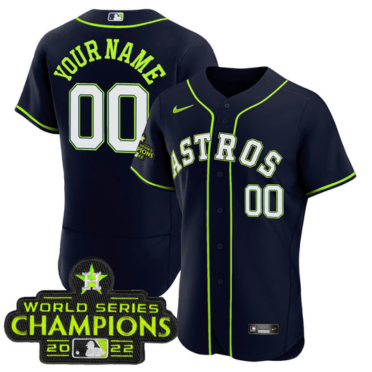Camisa MLB Houston Flex Base Fan Made Jersey - Bright Verde