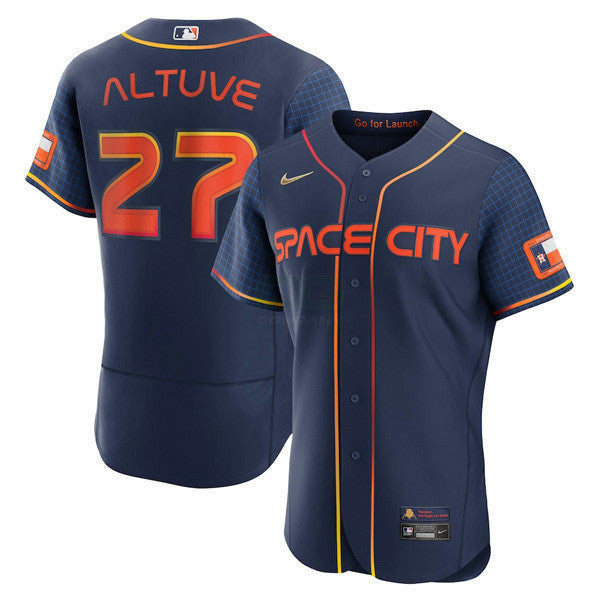 Camisa MLB Houston Flex Base Space City Jersey
