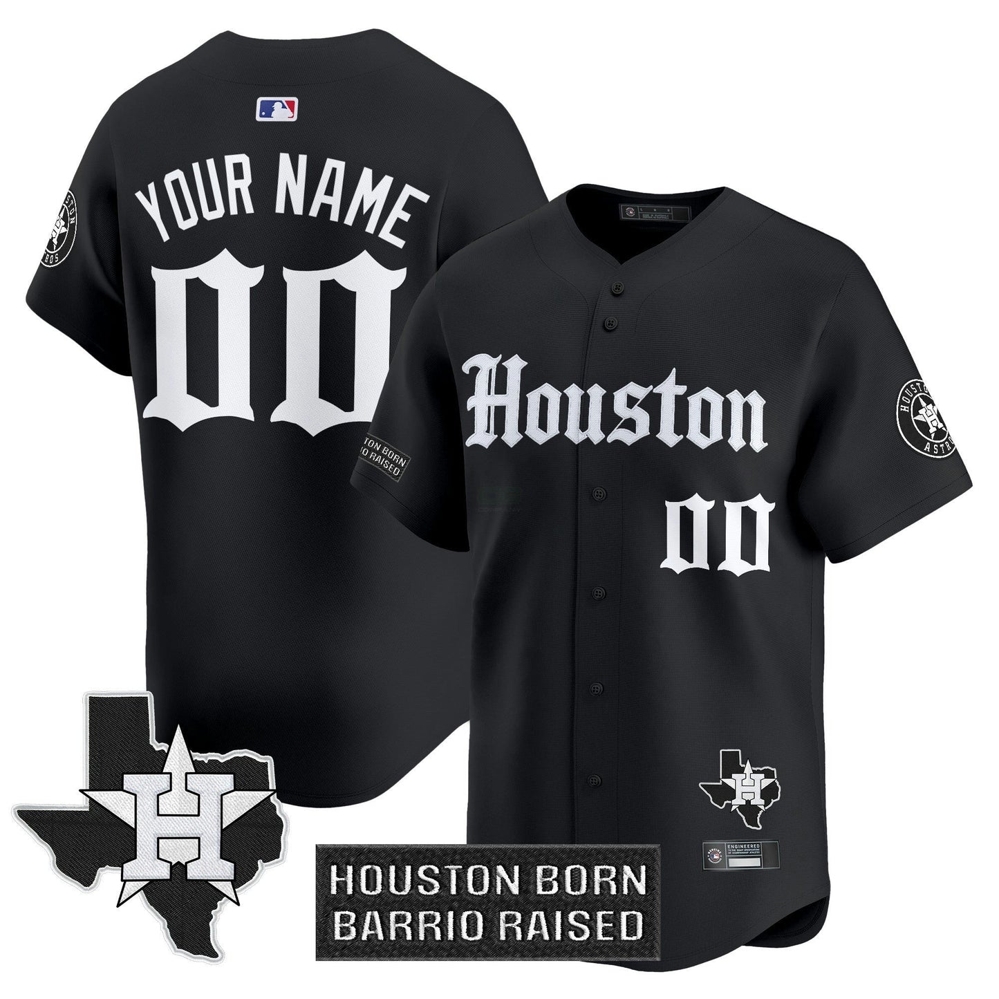 Camisa MLB Houston ‘Gothic Edition’ Vapor Premier Limited Jersey V2