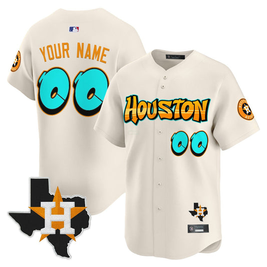 Camisa MLB Houston ‘Graffiti H-Town Edition’ Vapor Premier Limited Jersey