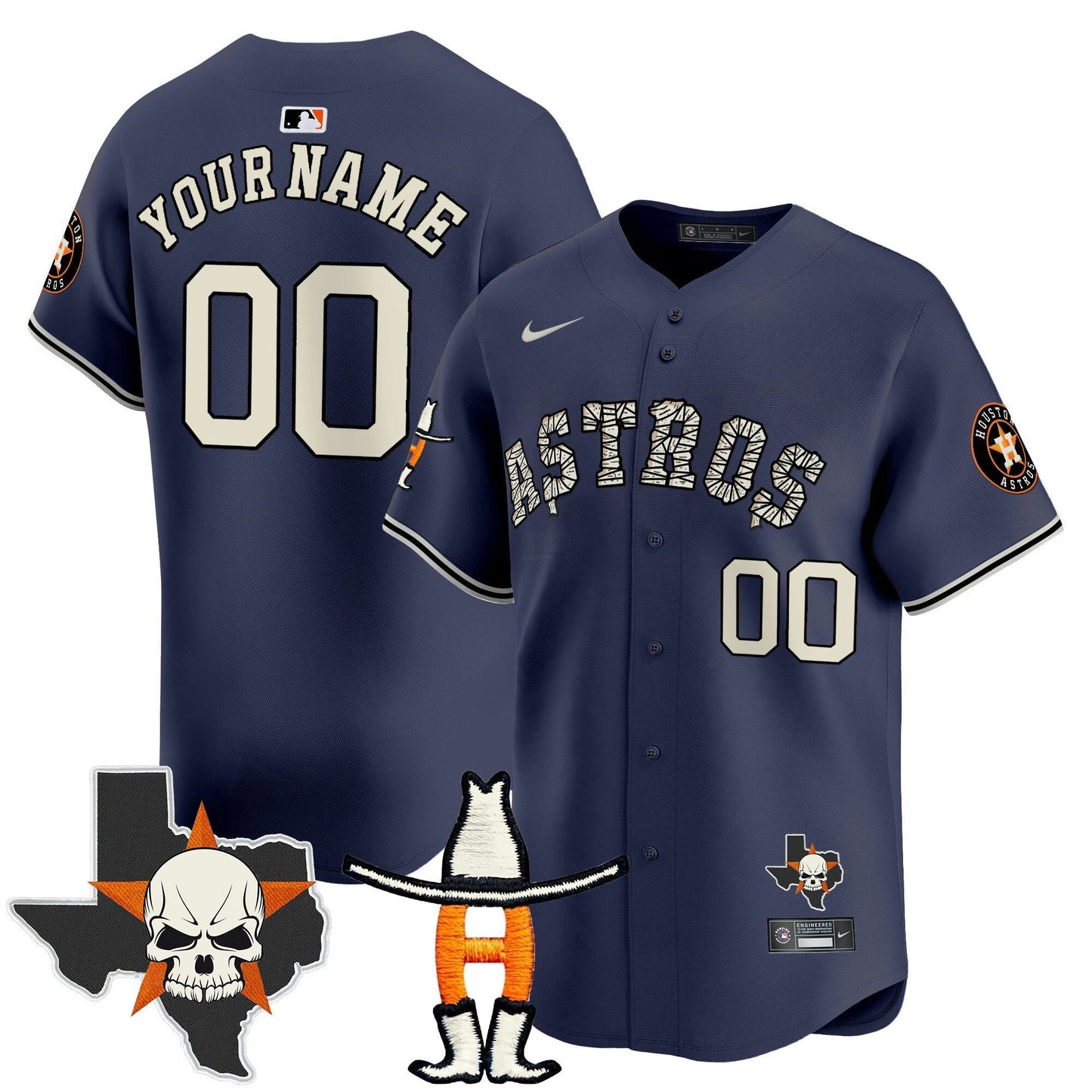 Camisa MLB Houston Halloween Vapor Premier Limited Jersey