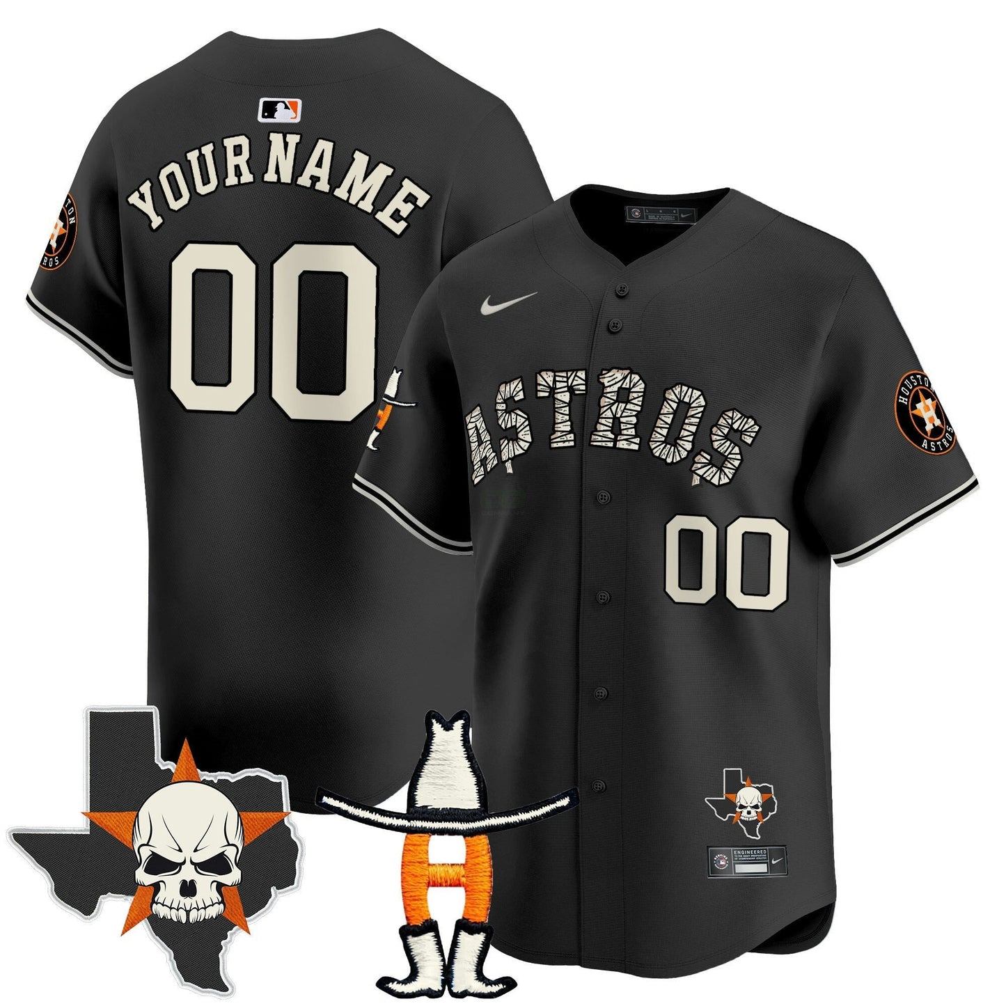 Camisa MLB Houston Halloween Vapor Premier Limited Jersey