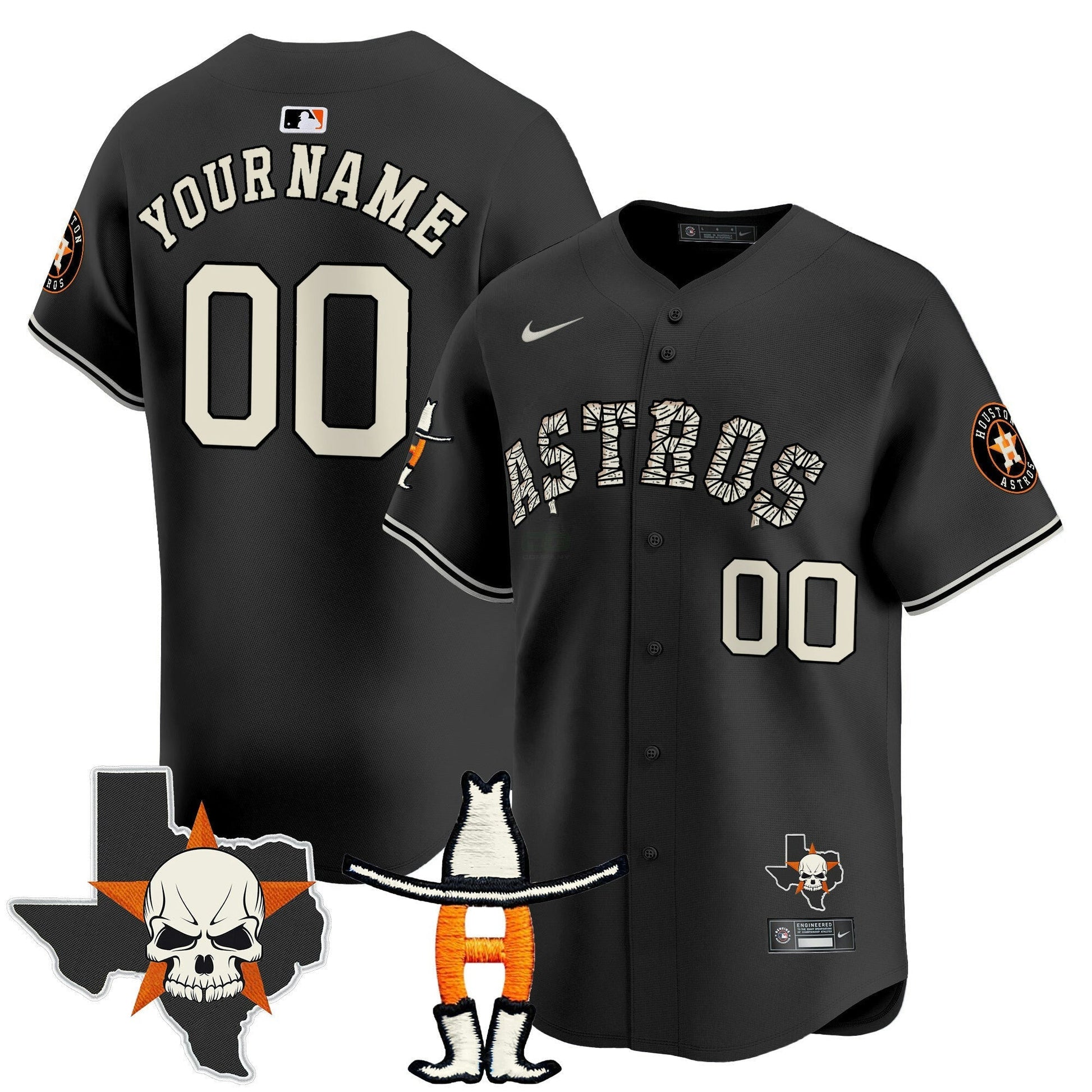 Camisa MLB Houston Halloween Vapor Premier Limited Jersey
