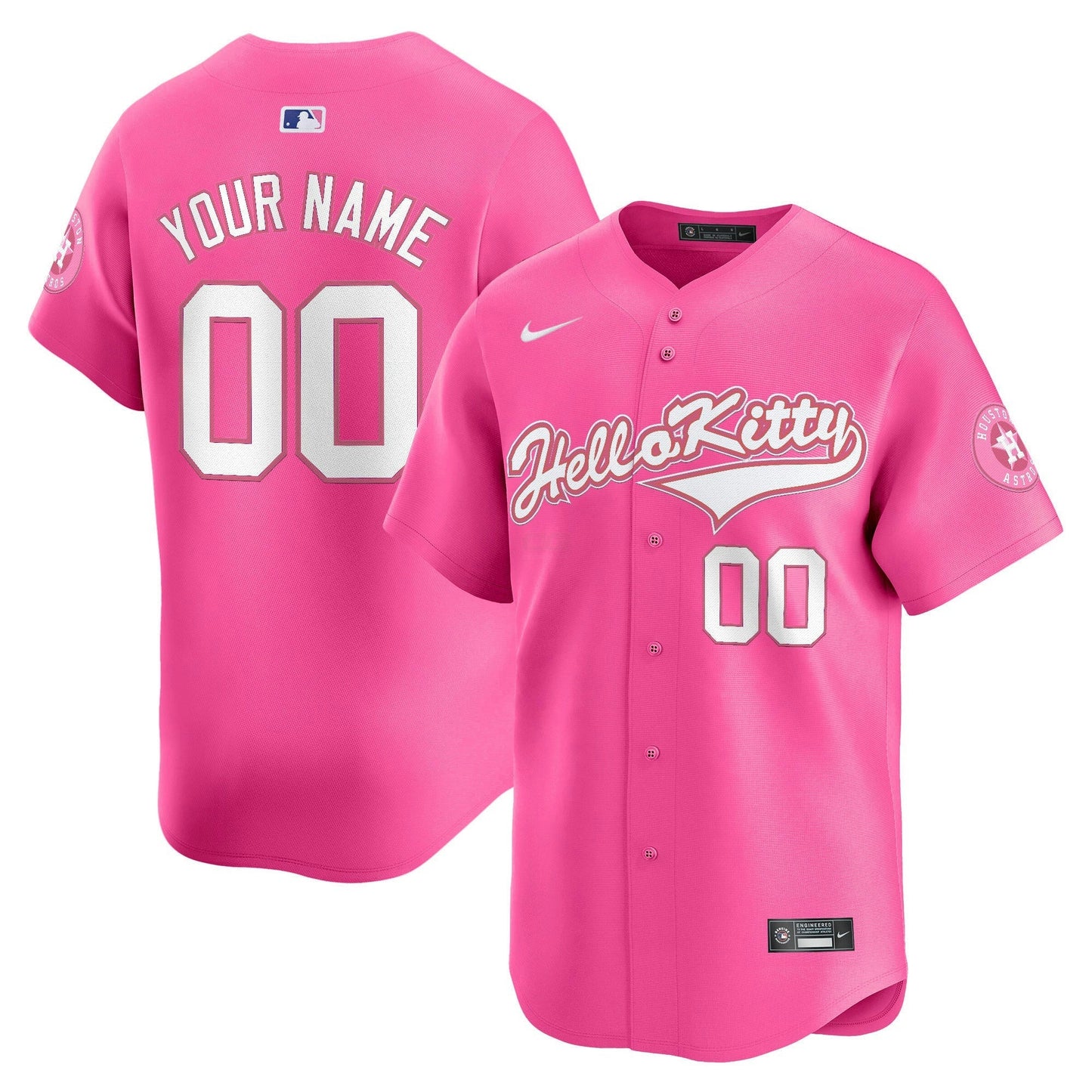 Camisa MLB Houston Hello Kitty Vapor Premier Limited Jersey