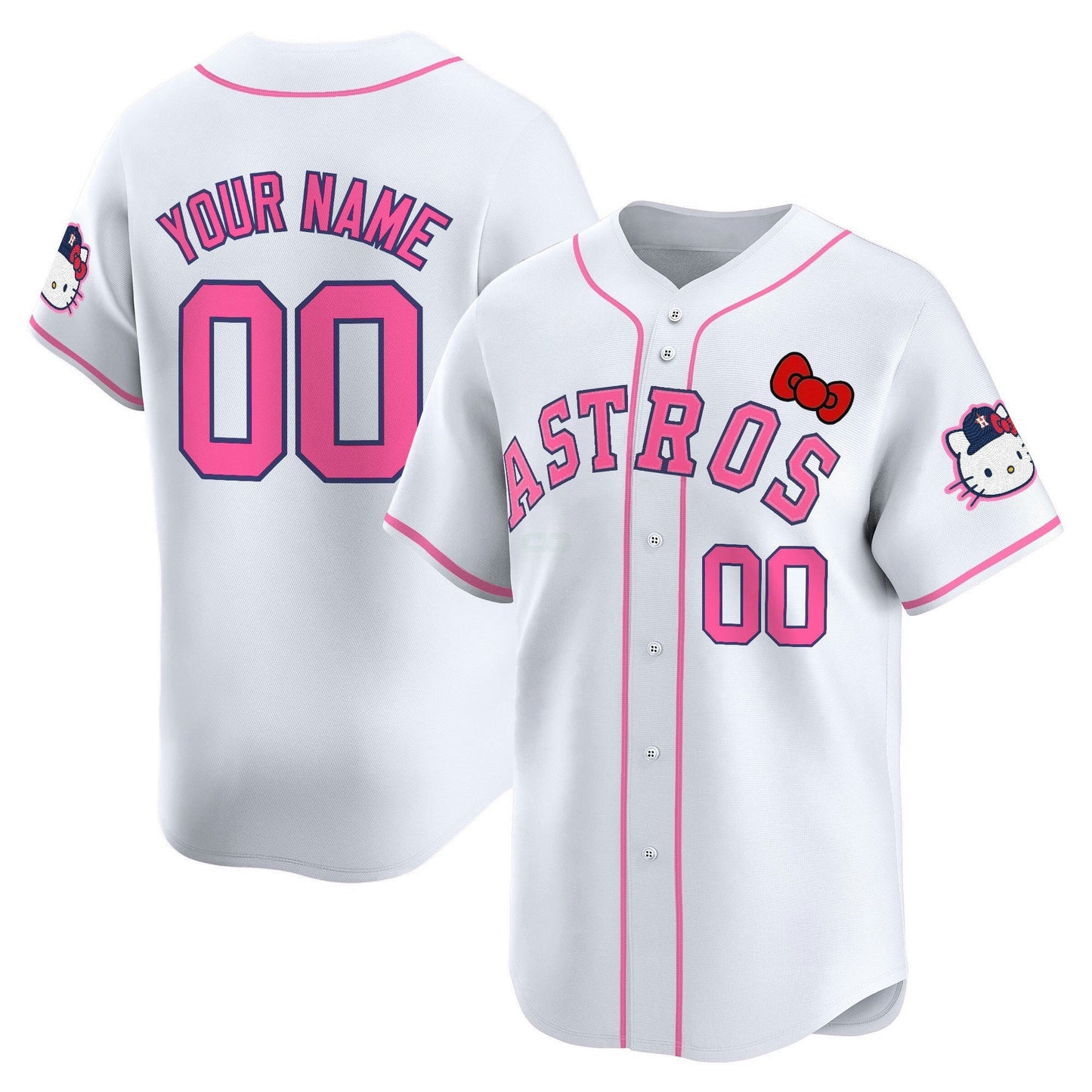 Camisa MLB Houston Hello Kitty Vapor Premier Limited Jersey V2
