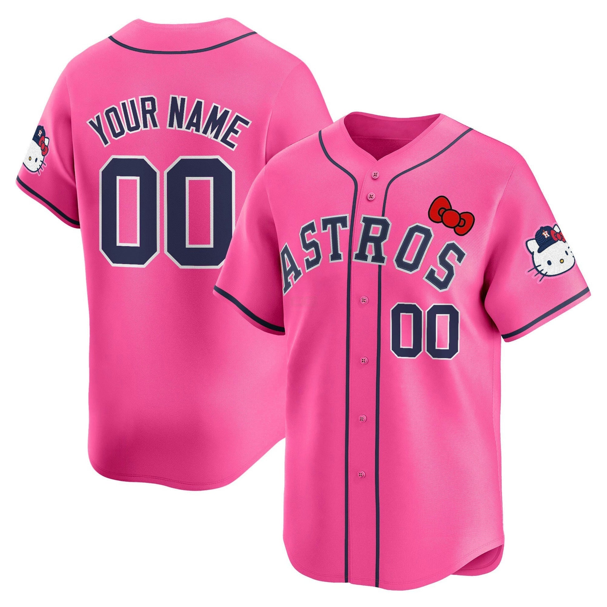 Camisa MLB Houston Hello Kitty Vapor Premier Limited Jersey V2