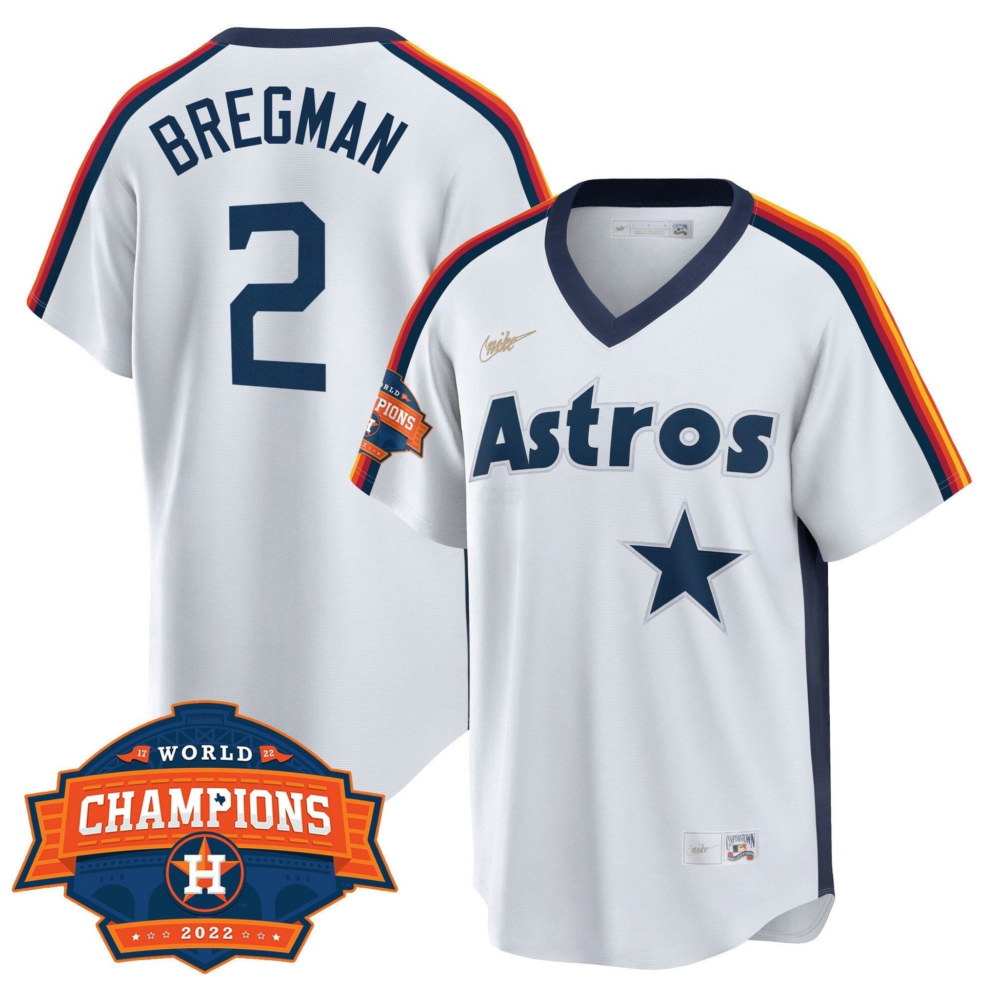 Camisa MLB Houston Home Cooperstown 2022 Champions Limited Player Jersey
