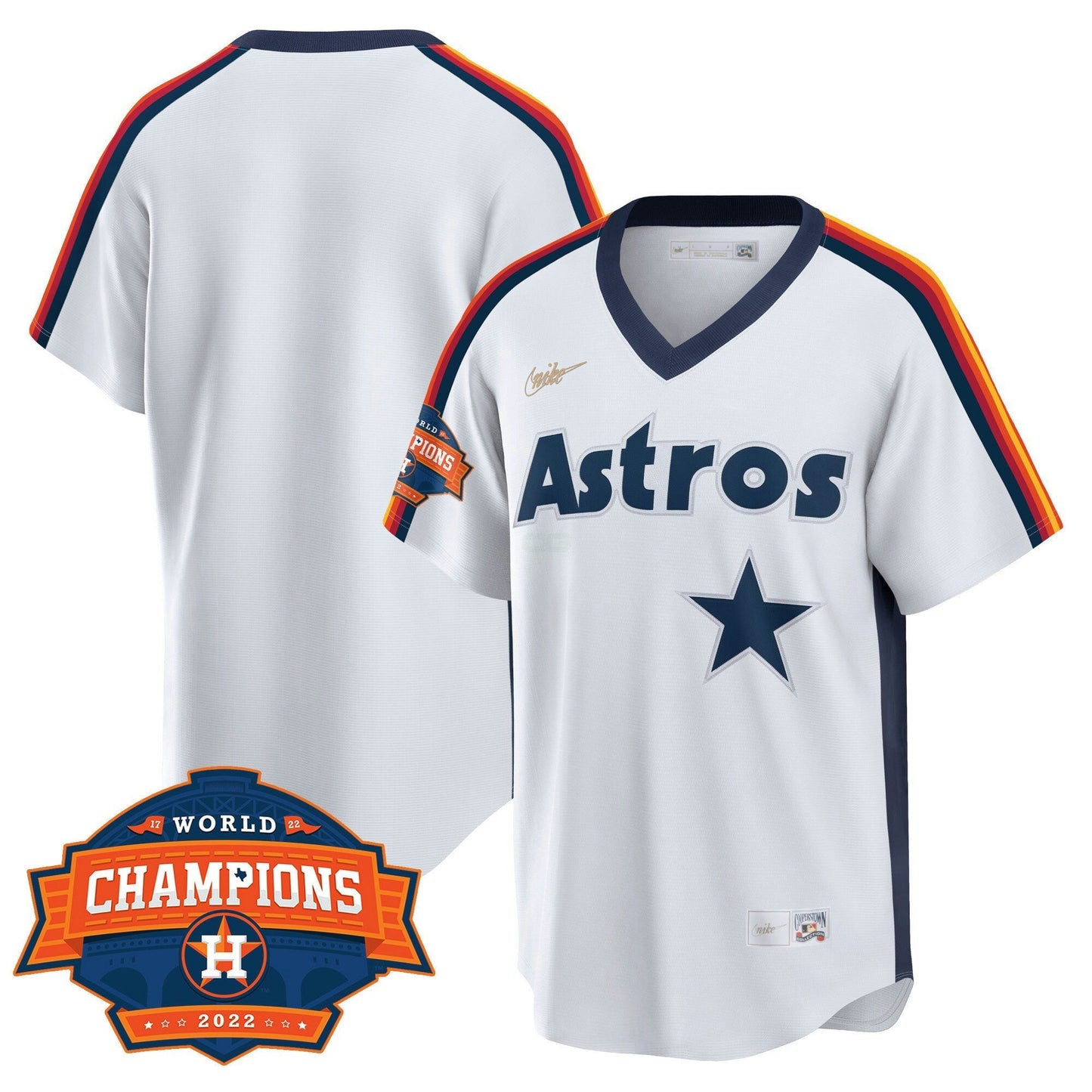 Camisa MLB Houston Home Cooperstown 2022 Champions Limited Player Jersey