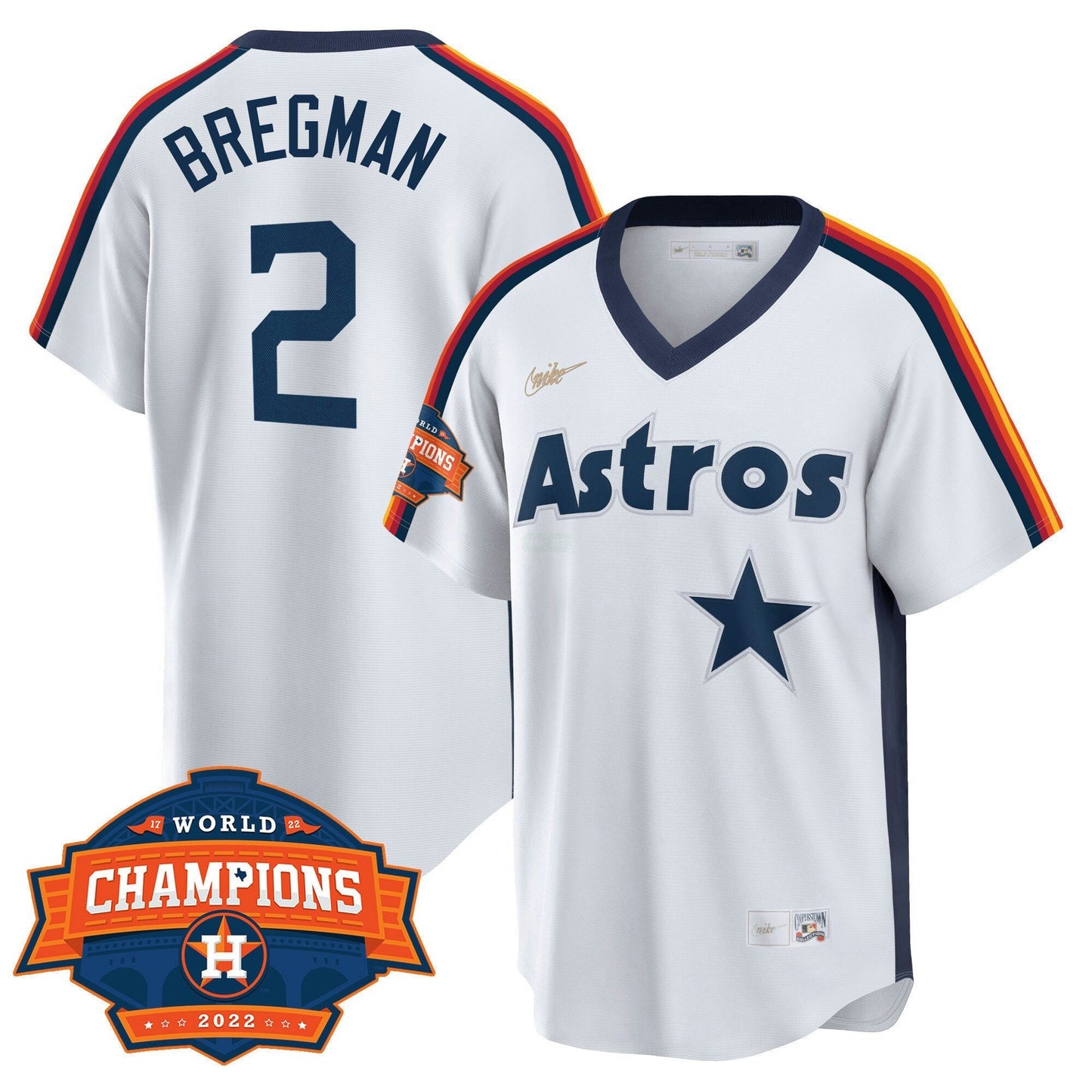 Camisa MLB Houston Home Cooperstown 2022 Champions Limited Player Jersey