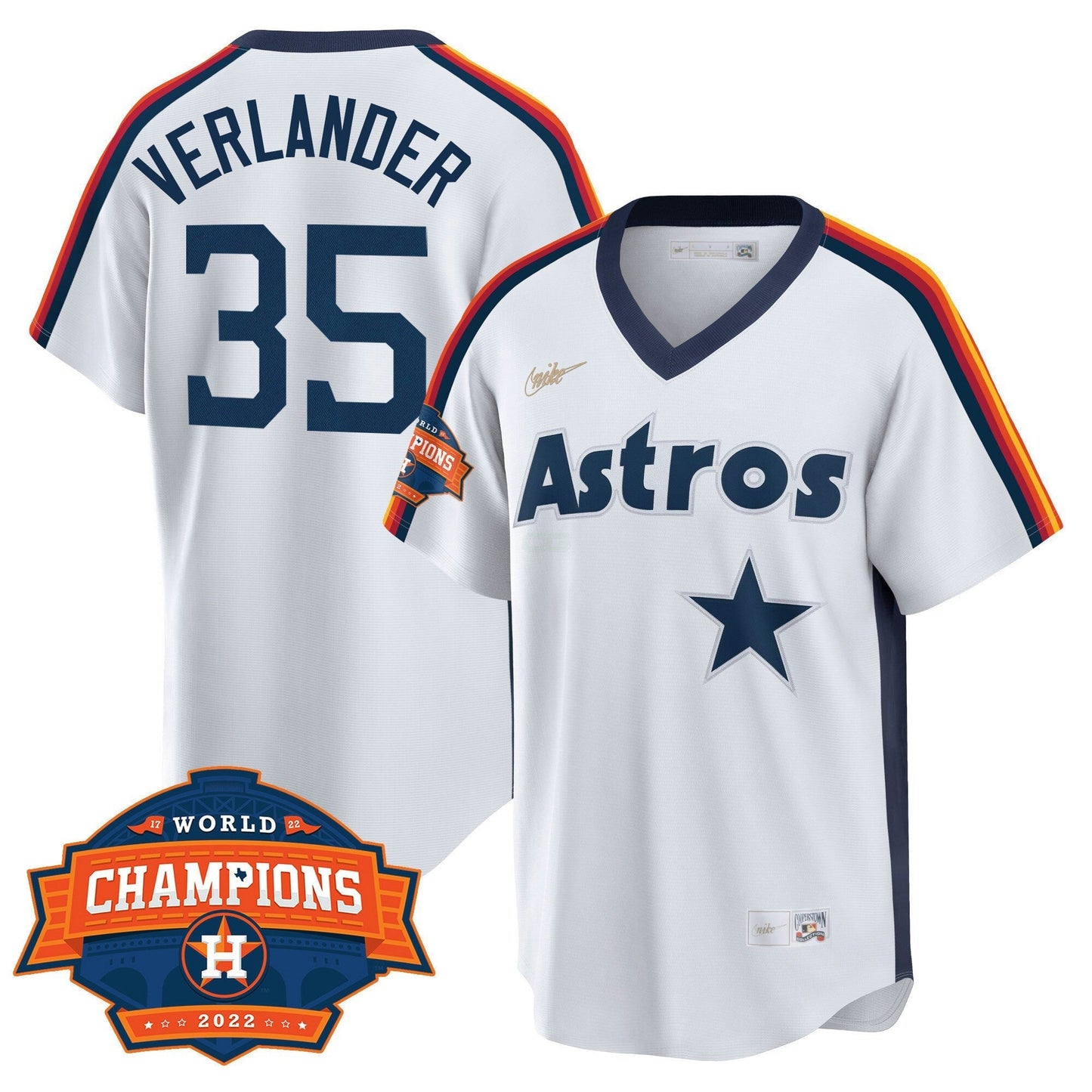 Camisa MLB Houston Home Cooperstown 2022 Champions Limited Player Jersey