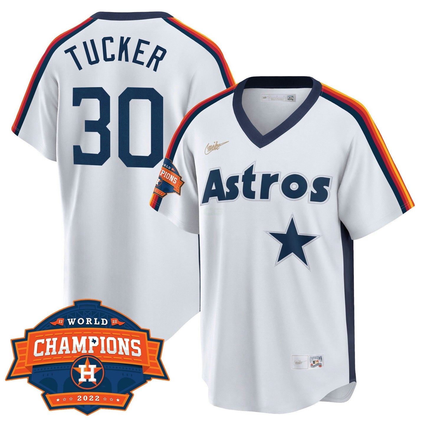 Camisa MLB Houston Home Cooperstown 2022 Champions Limited Player Jersey
