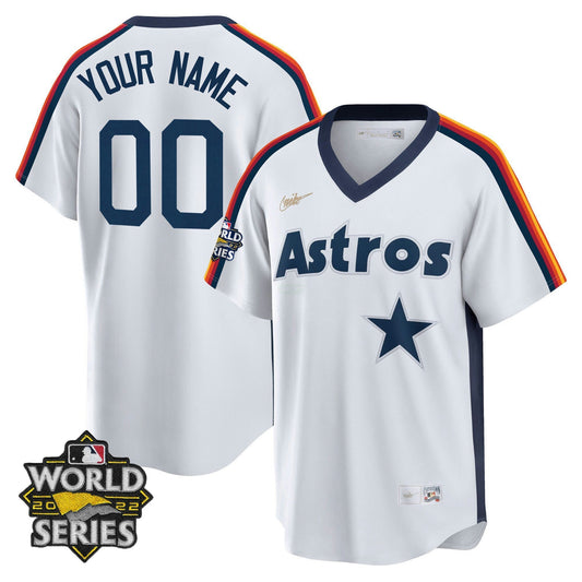 Camisa MLB Houston Home Cooperstown 2022 World Series Custom Name and Number Player Jersey - Home Cooperstown