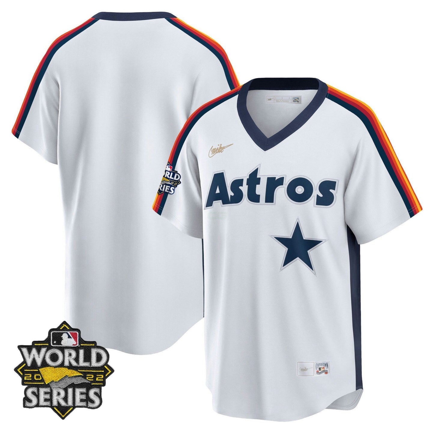 Camisa MLB Houston Home Cooperstown 2022 World Series Player Jersey