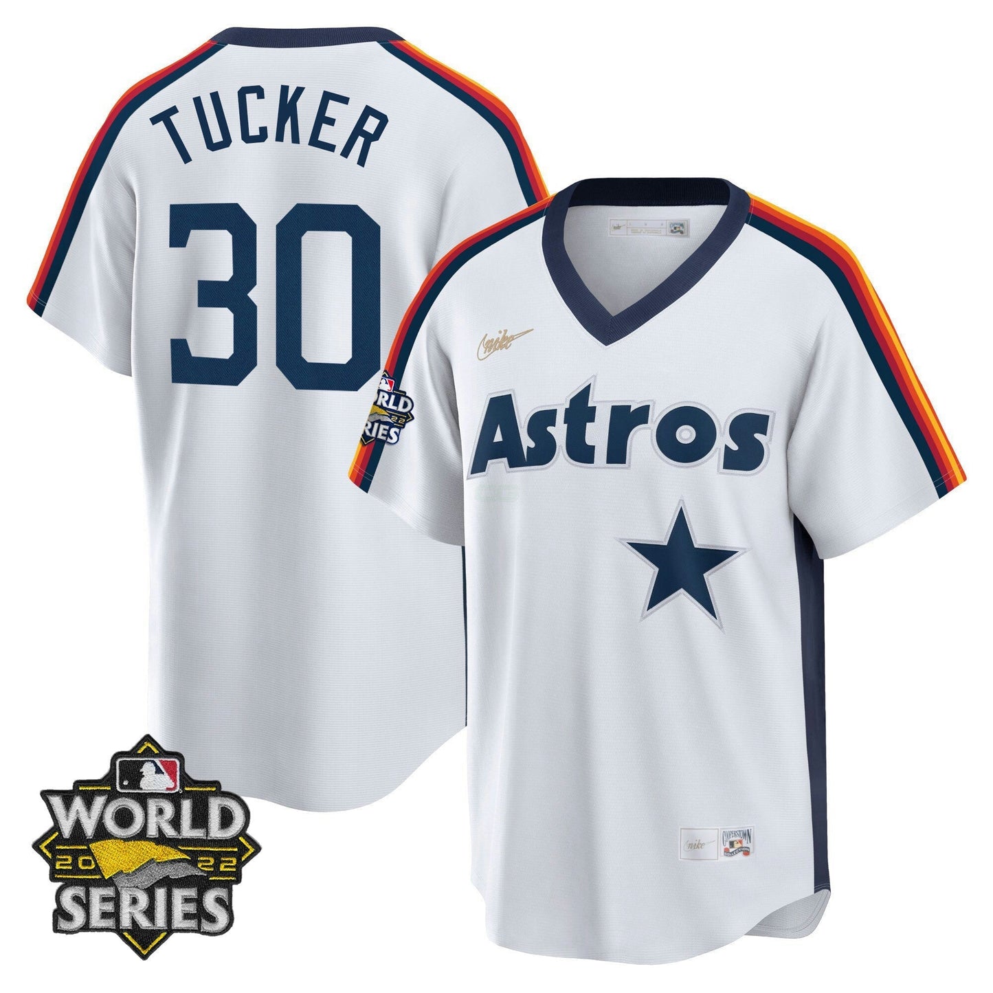 Camisa MLB Houston Home Cooperstown 2022 World Series Player Jersey