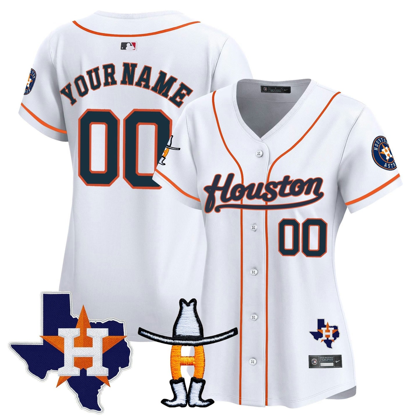 Camisa MLB Houston Houston Rodeo Patch Vapor Premier Limited Jersey