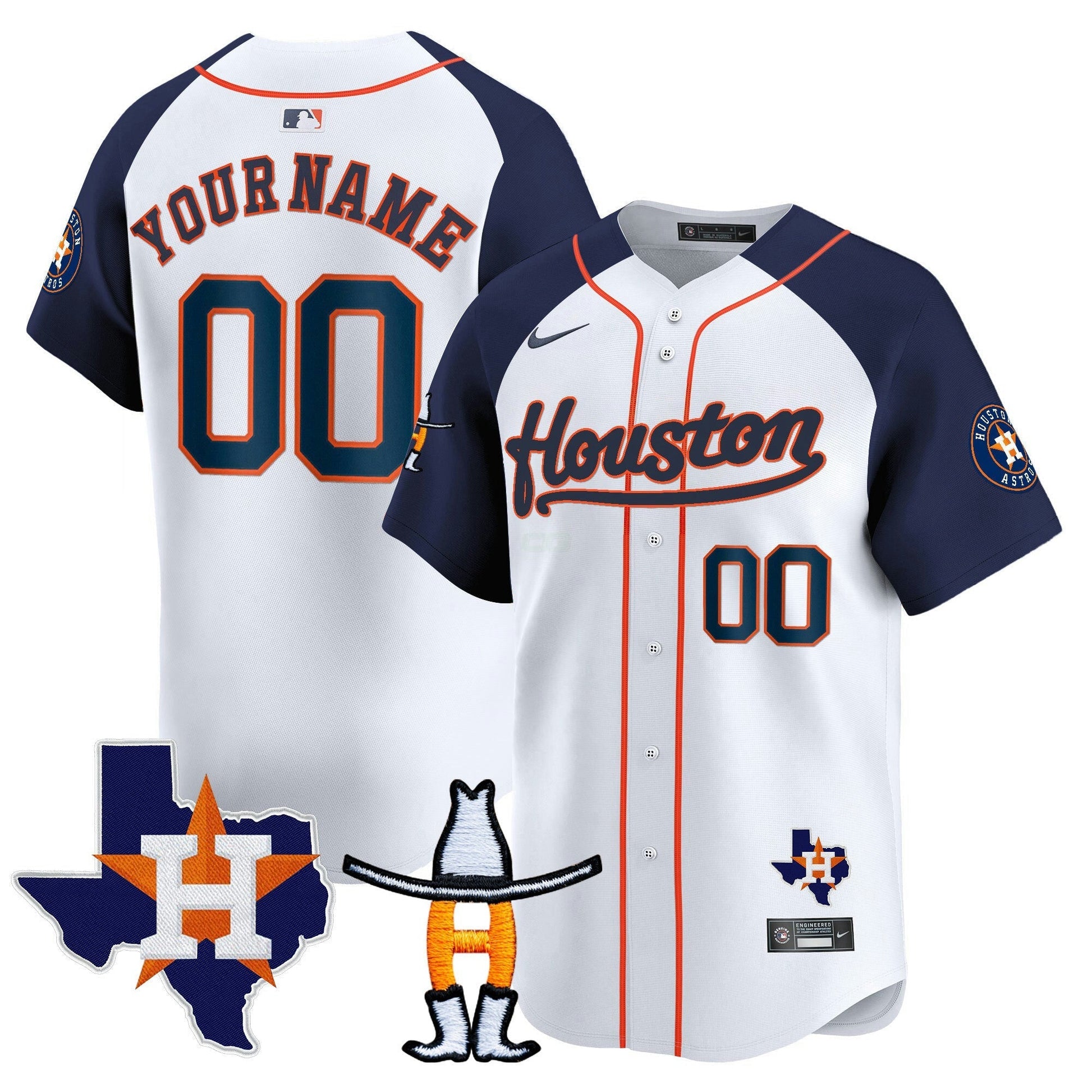 Camisa MLB Houston Houston Rodeo Patch Vapor Premier Limited Jersey