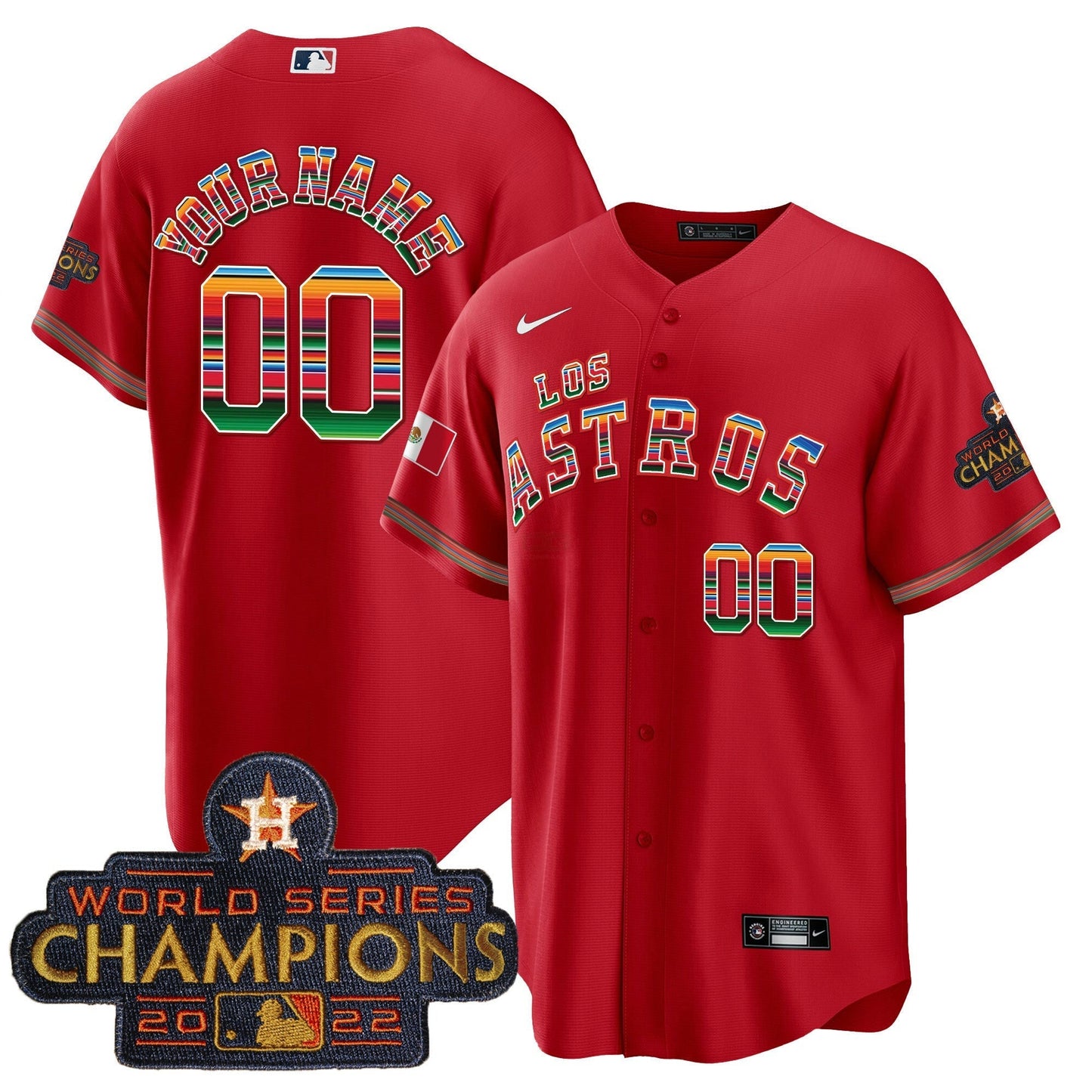 Camisa MLB Houston Los Mexico Jersey