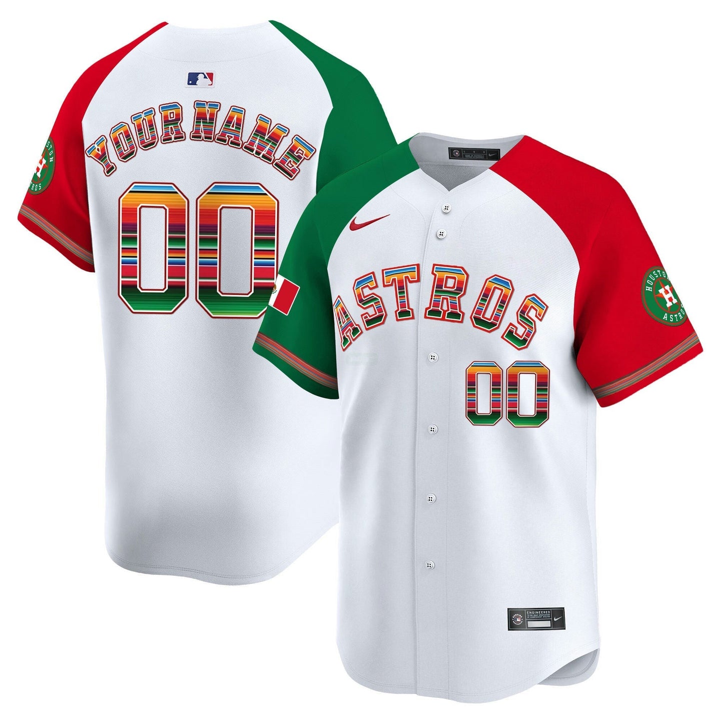 Camisa MLB Houston Mexico Vapor Premier Limited Jersey