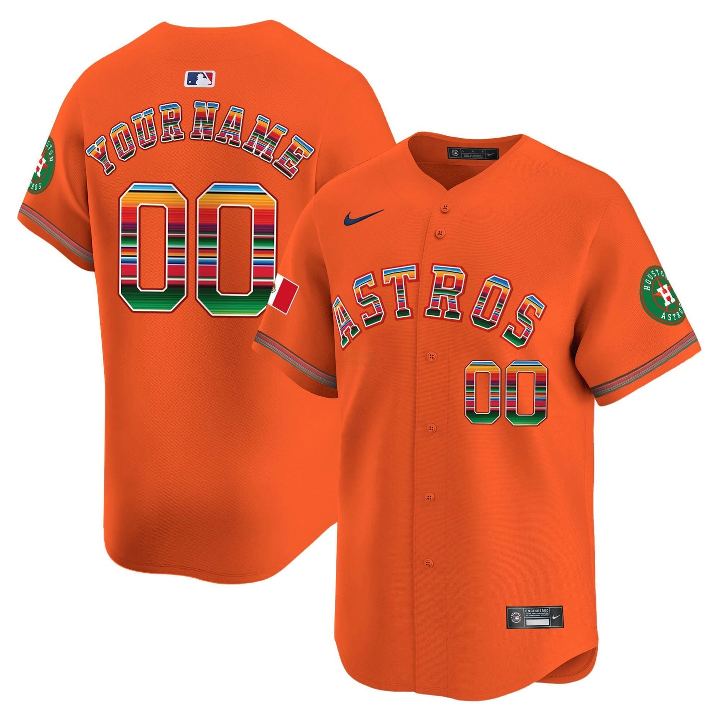 Camisa MLB Houston Mexico Vapor Premier Limited Jersey