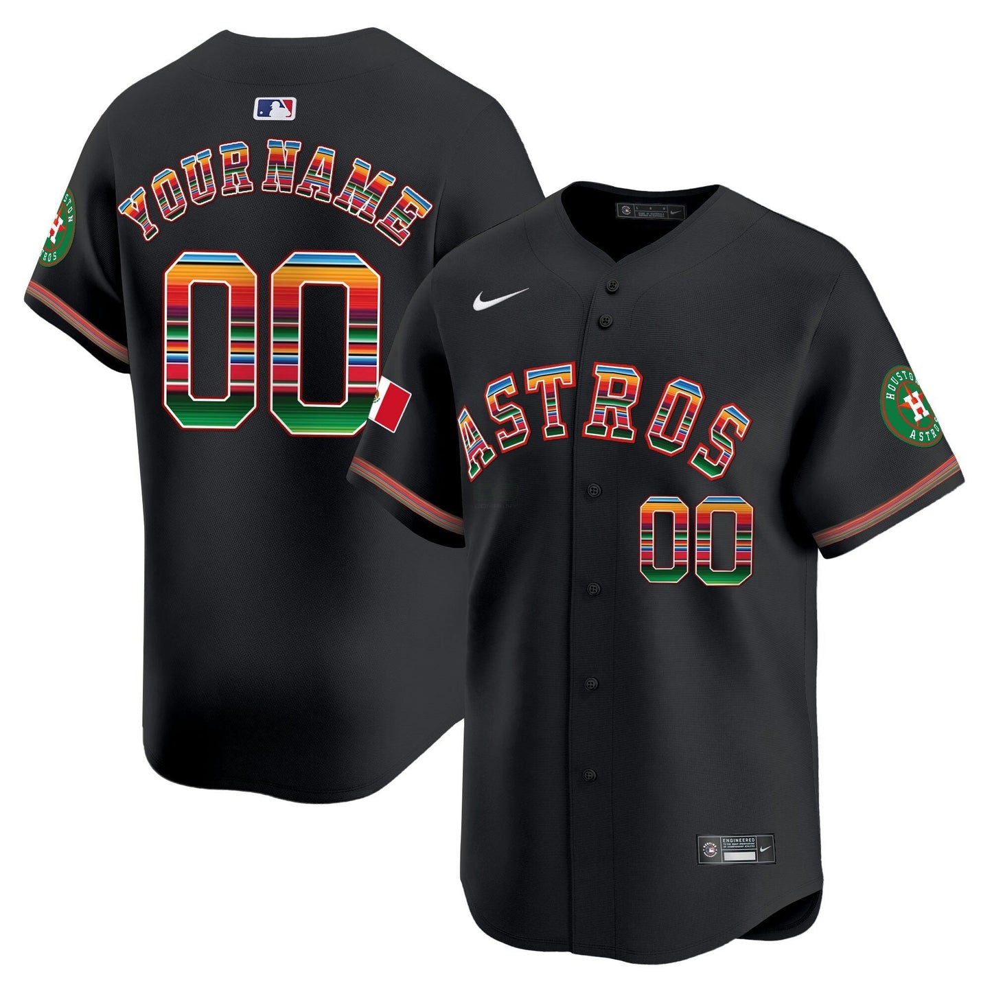 Camisa MLB Houston Mexico Vapor Premier Limited Jersey