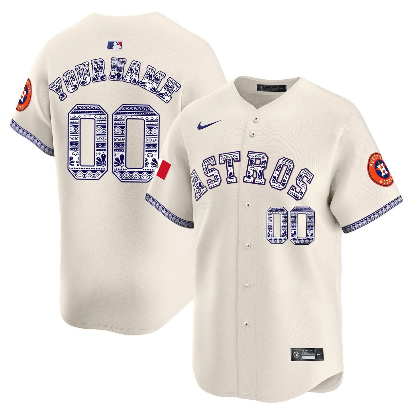 Camisa MLB Houston Mexico Vapor Premier Limited Jersey V2