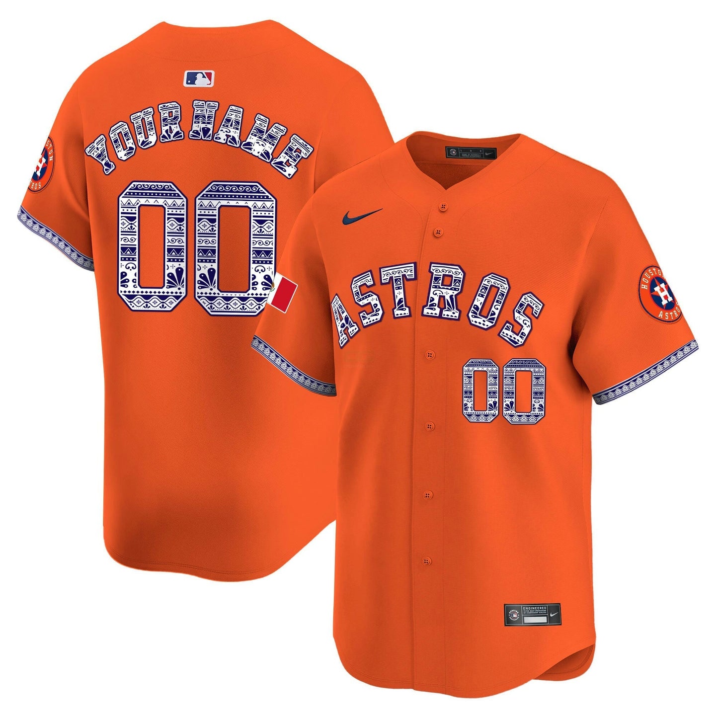 Camisa MLB Houston Mexico Vapor Premier Limited Jersey V2