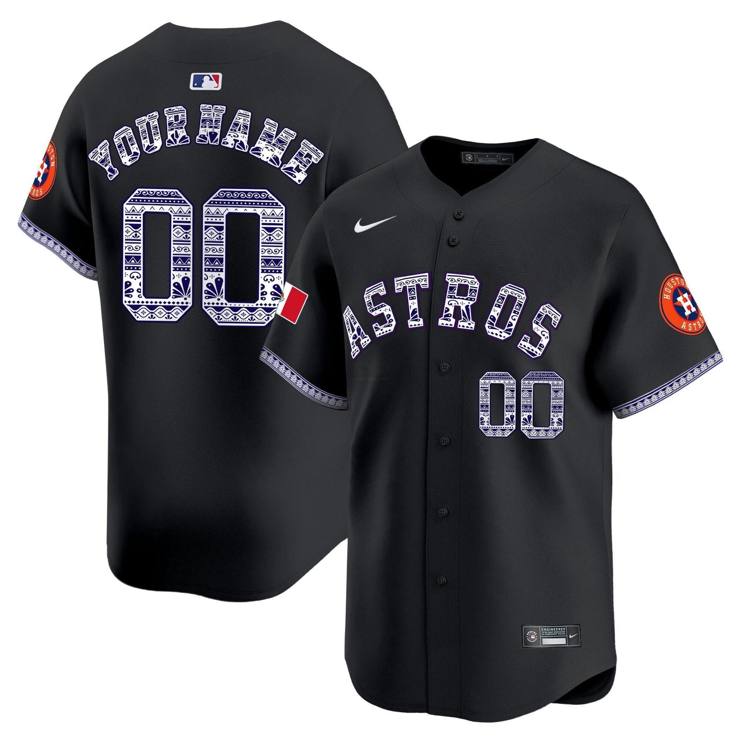 Camisa MLB Houston Mexico Vapor Premier Limited Jersey V2