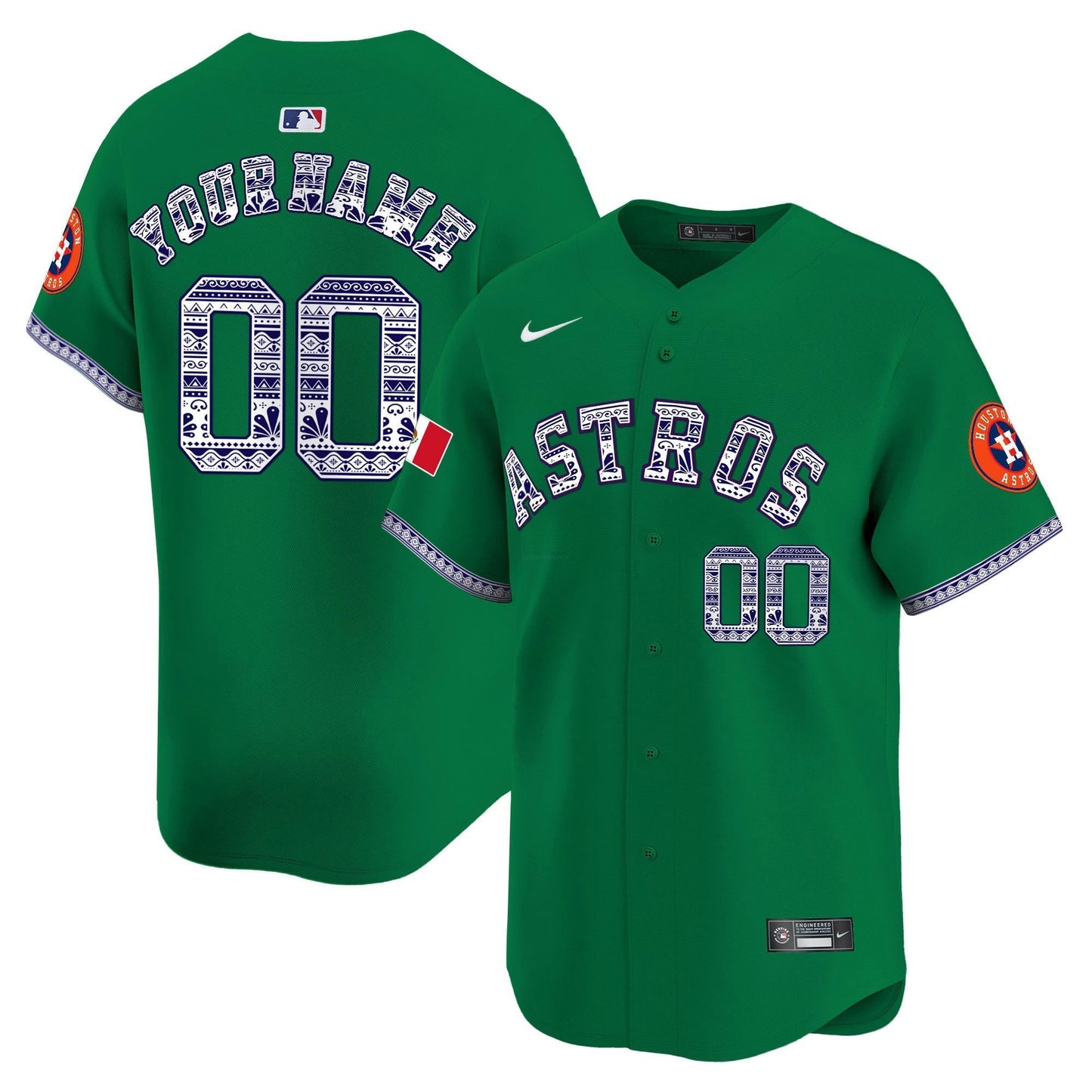 Camisa MLB Houston Mexico Vapor Premier Limited Jersey V2