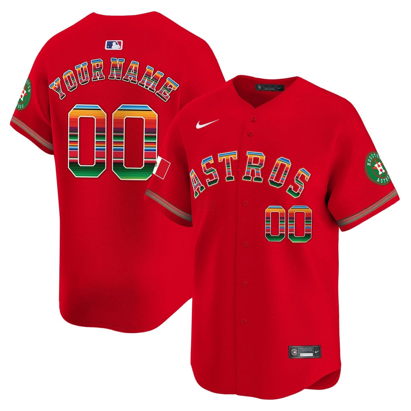 Camisa MLB Houston Mexico Vapor Premier Limited Jersey