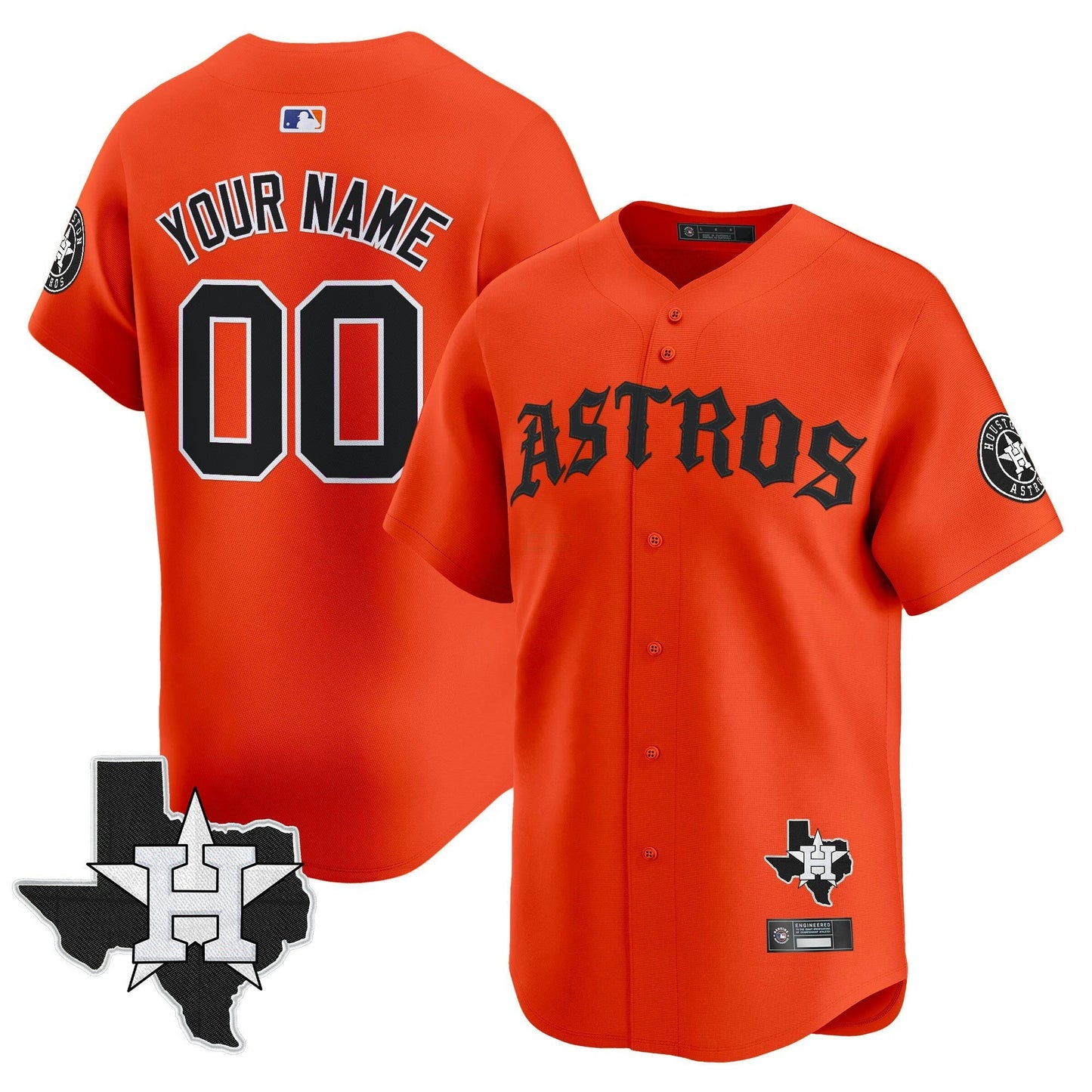 Camisa MLB Houston ‘Old English Edition’ Vapor Premier Limited Jersey