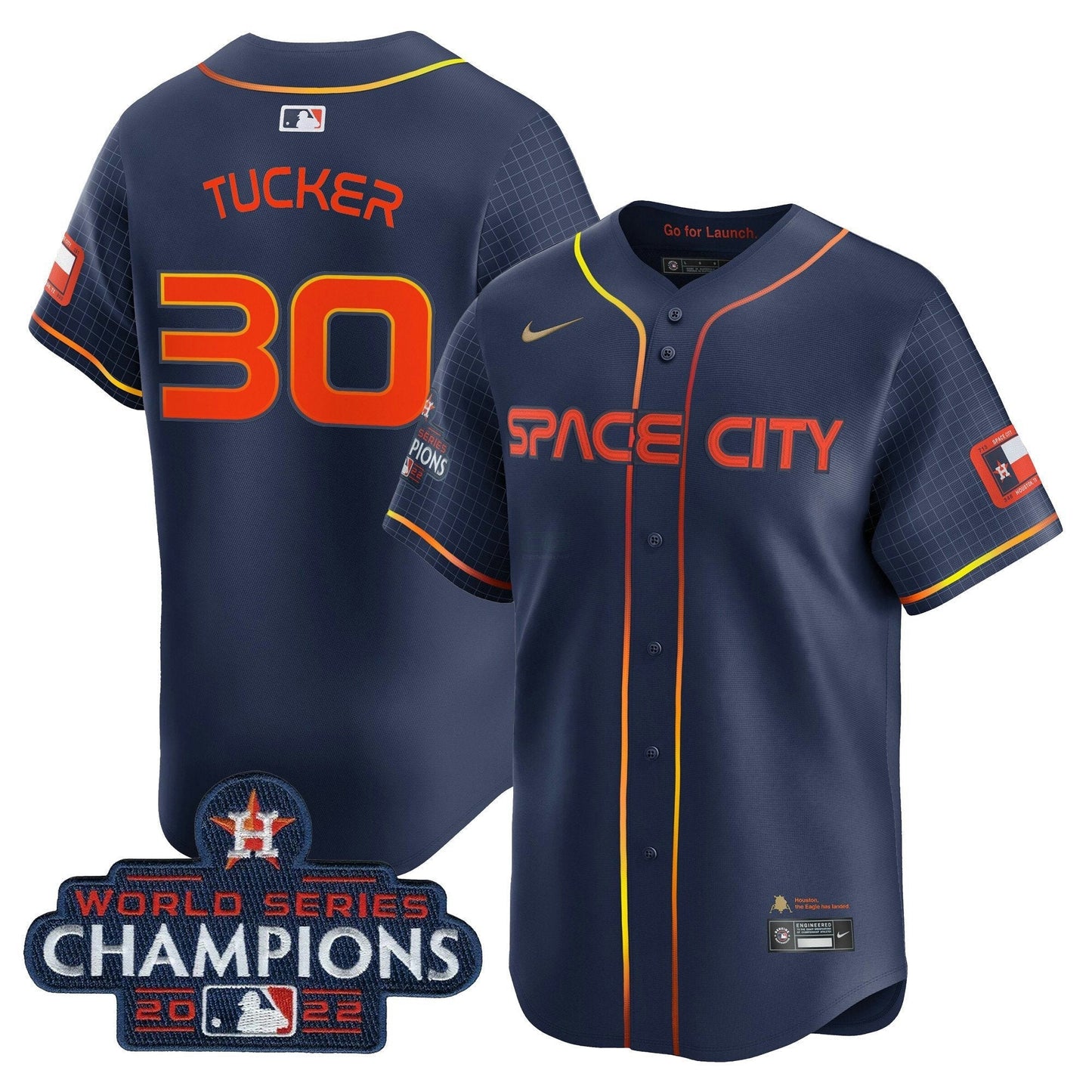 Camisa MLB Houston Space City 2022 World Series Champions Vapor Premier Limited Jersey