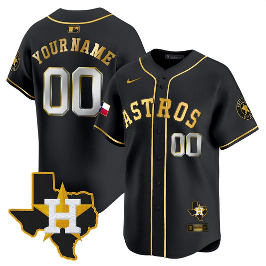 Camisa MLB Houston Texas Patch Vapor Premier Limited Jersey