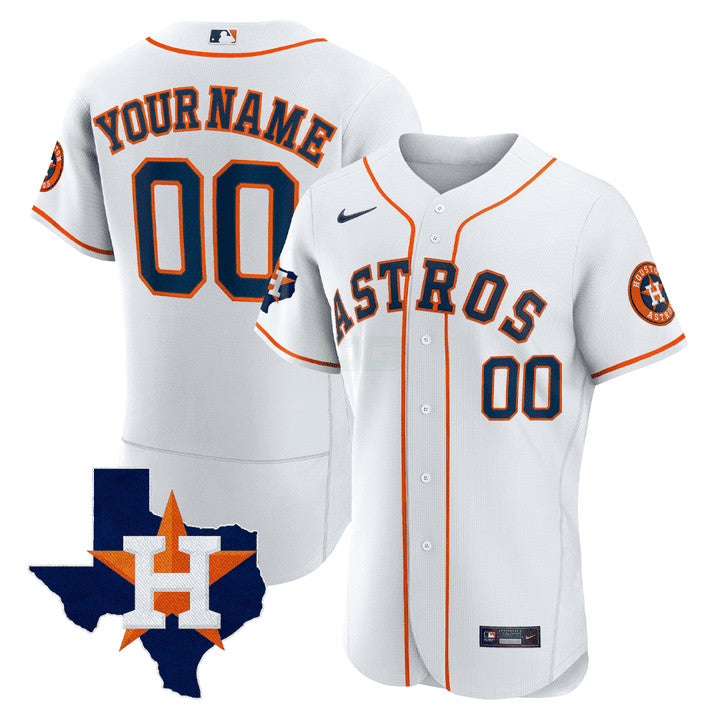 Camisa MLB Houston Texas State Patch Jersey