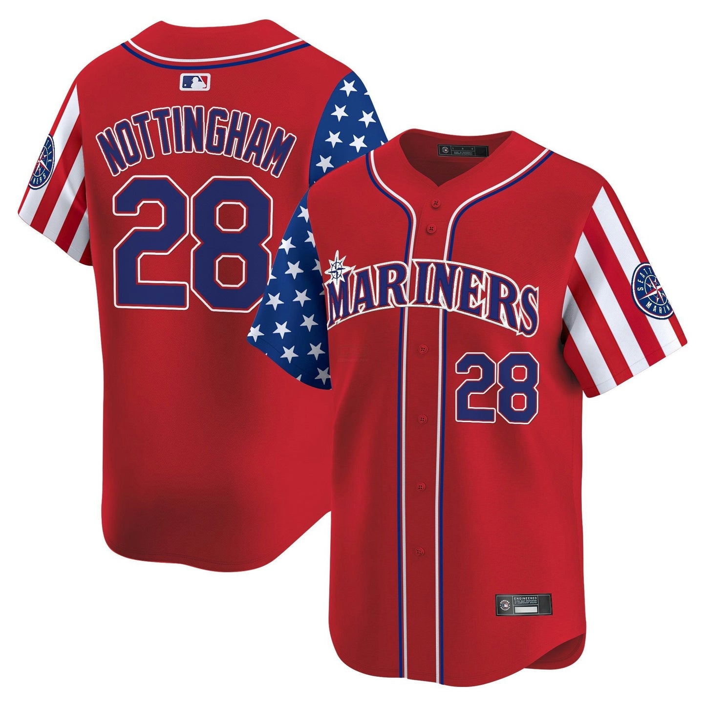 Camisa MLB Seattle Mariners Independence Day Limited Jersey